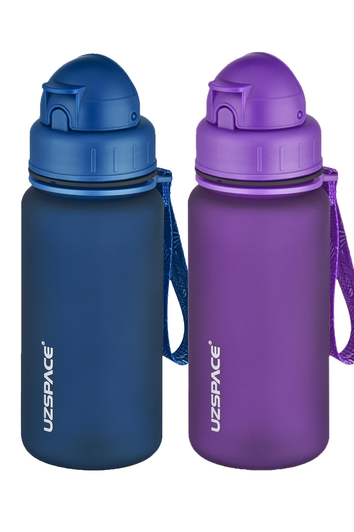 Uzspace 2`li Pipetli Tritan Matara Seti 400 ml FiftyFifty