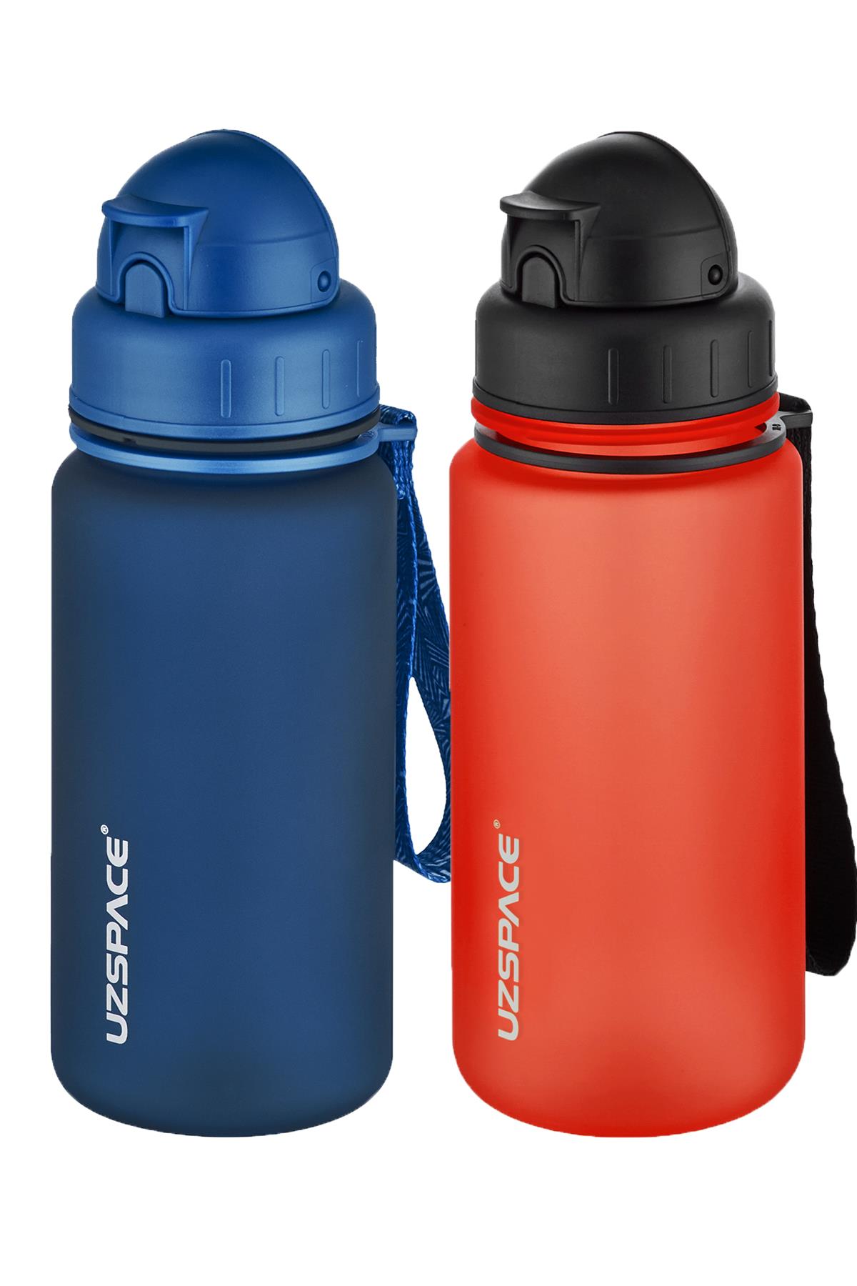 Uzspace 2`li Pipetli Tritan Matara Seti 400 ml FiftyFifty