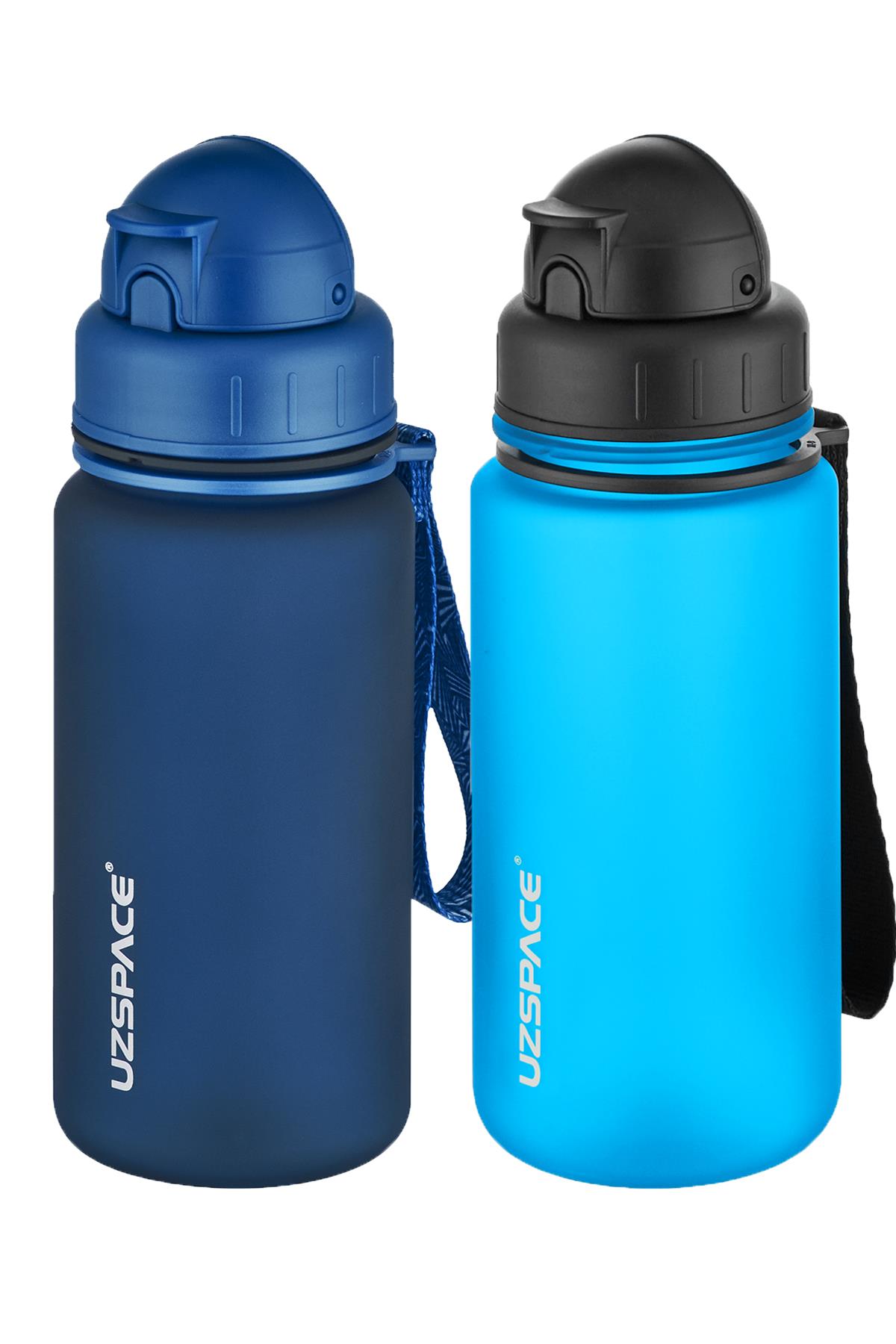 Uzspace 2`li Pipetli Tritan Matara Seti 400 ml FiftyFifty