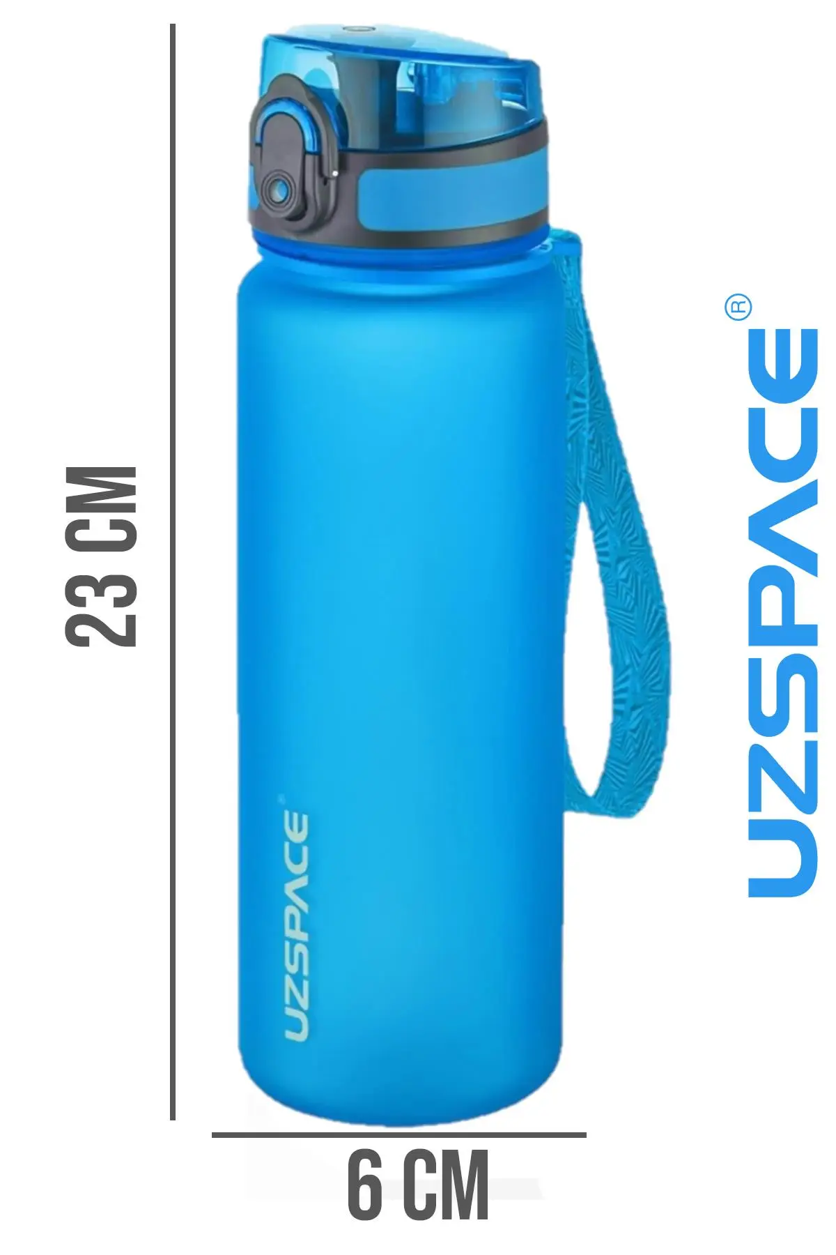 Uzspace 500 ml Tritan Su Matarası 13 farklı Renk Softtouch 