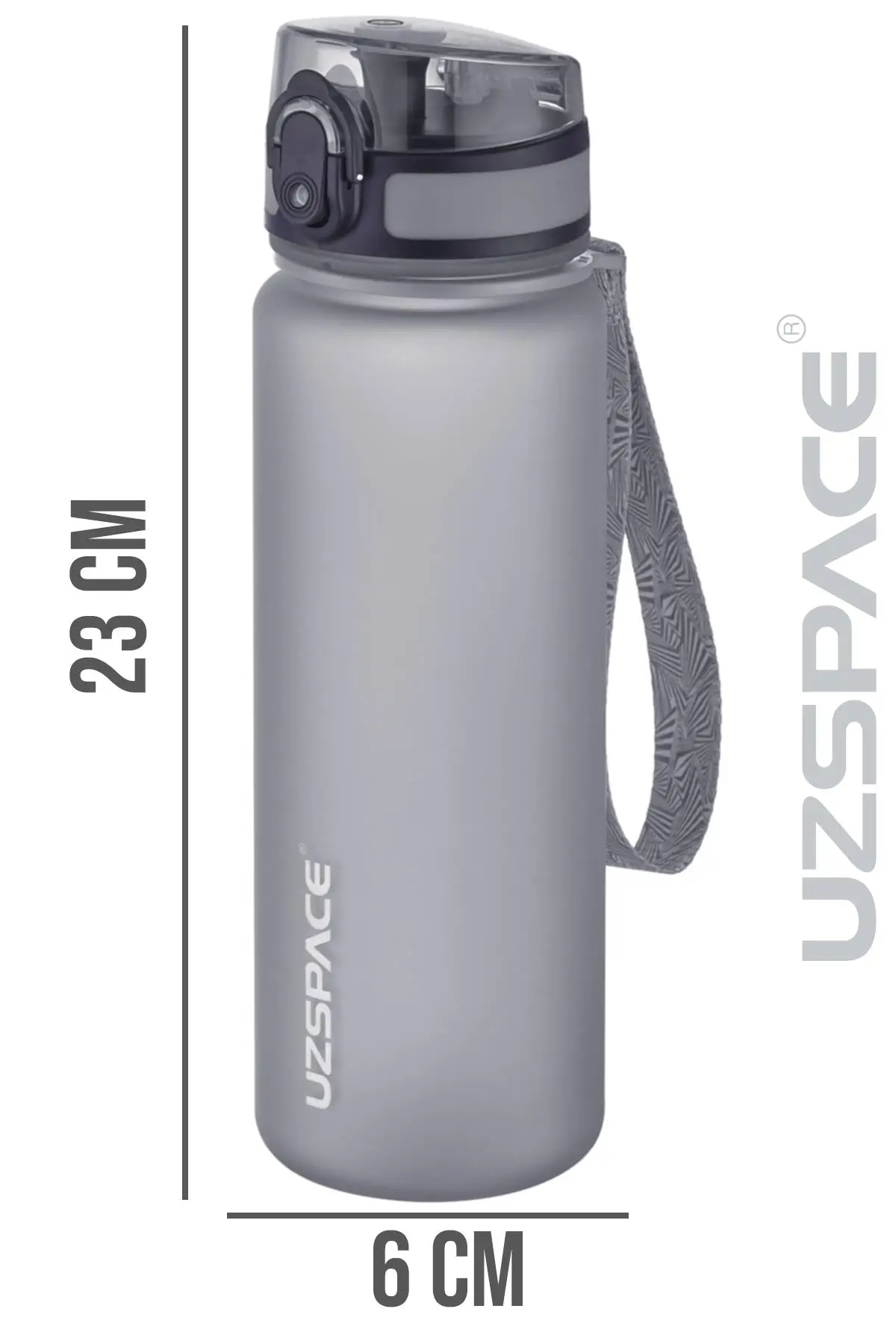 Uzspace 500 ml Tritan Su Matarası 13 farklı Renk Softtouch 