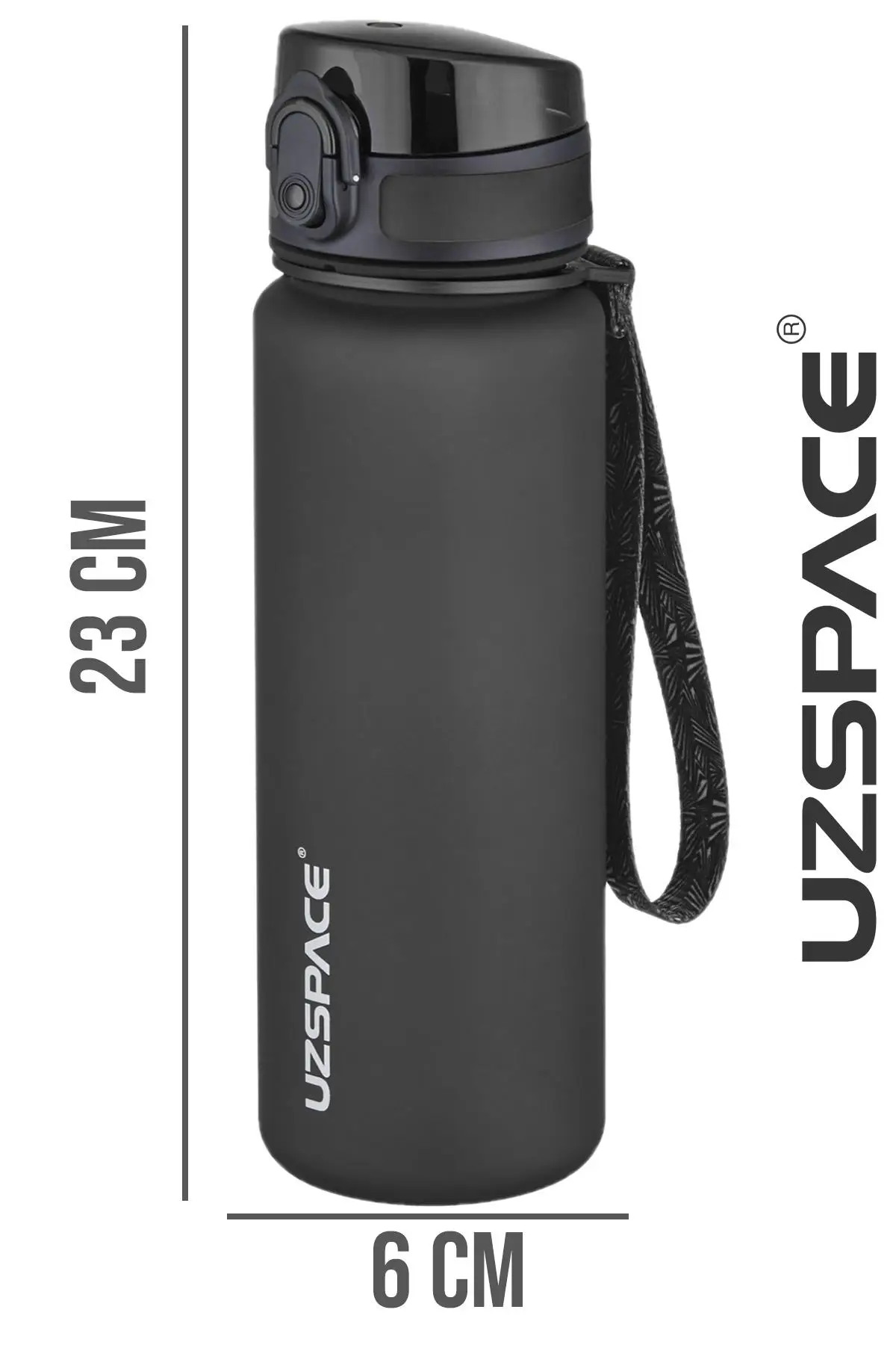 Uzspace 500 ml Tritan Su Matarası 13 farklı Renk Softtouch 