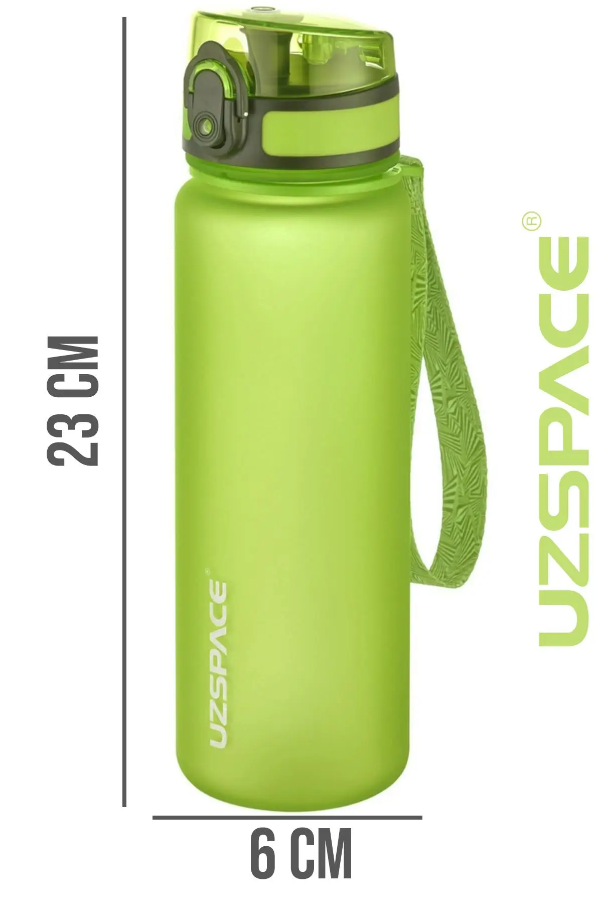 Uzspace 500 ml Tritan Su Matarası 13 farklı Renk Softtouch 