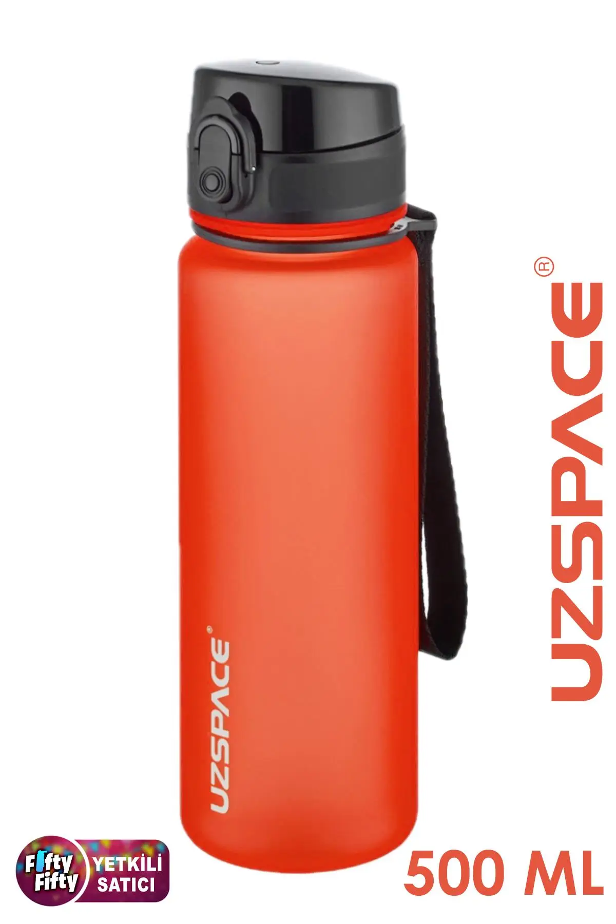 Uzspace 500 ml Tritan Su Matarası 13 farklı Renk Softtouch 