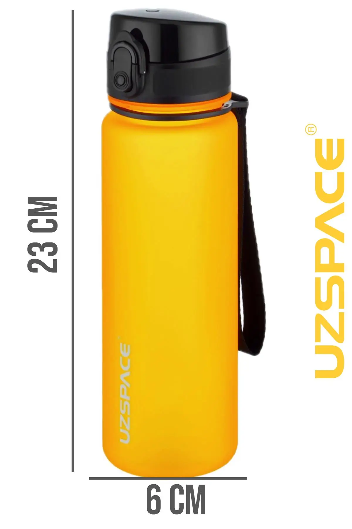 Uzspace 500 ml Tritan Su Matarası 13 farklı Renk Softtouch 