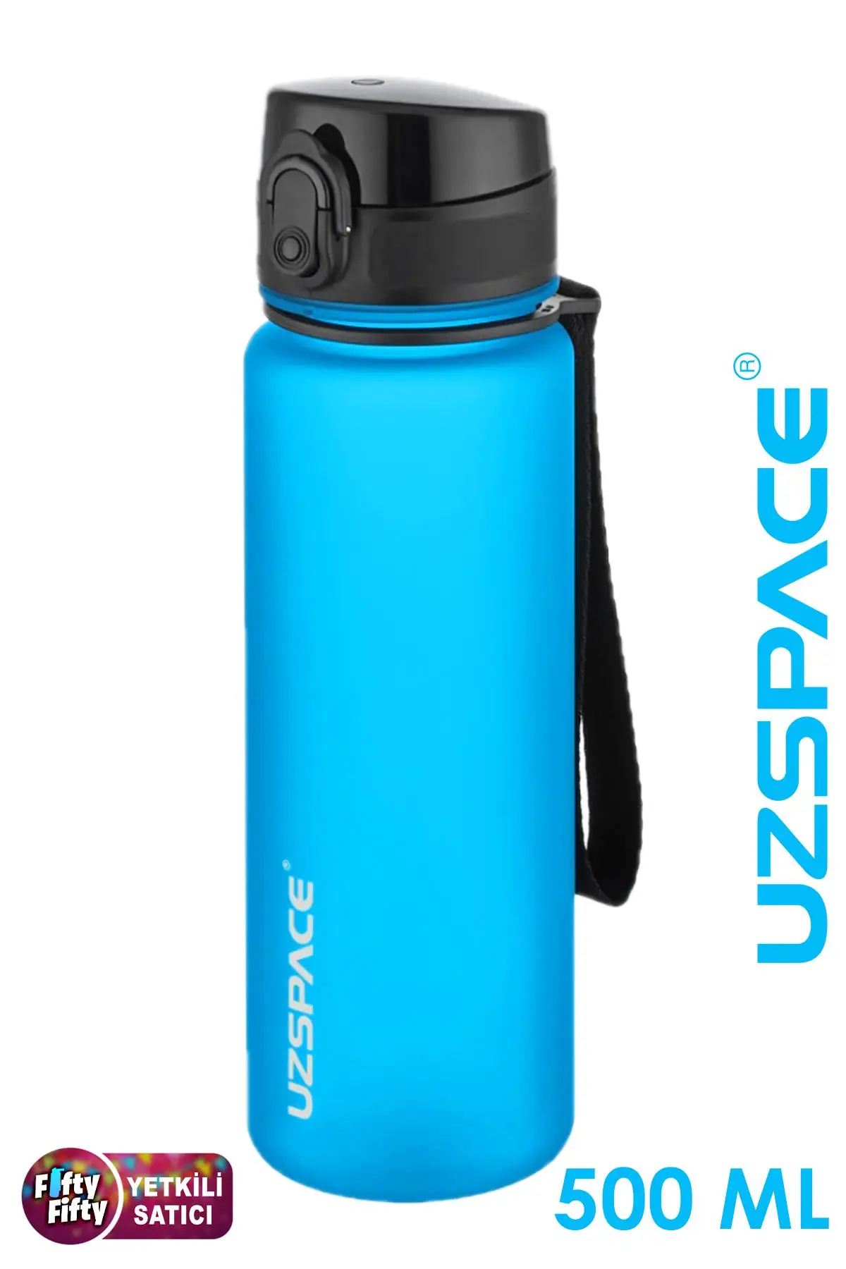 Uzspace 500 ml Tritan Su Matarası 13 farklı Renk Softtouch 