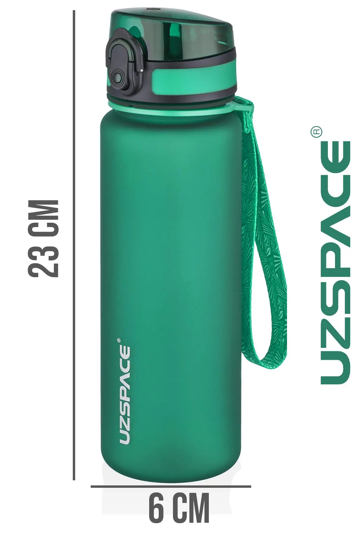 Uzspace 500 ml Tritan Su Matarası 13 farklı Renk Softtouch 