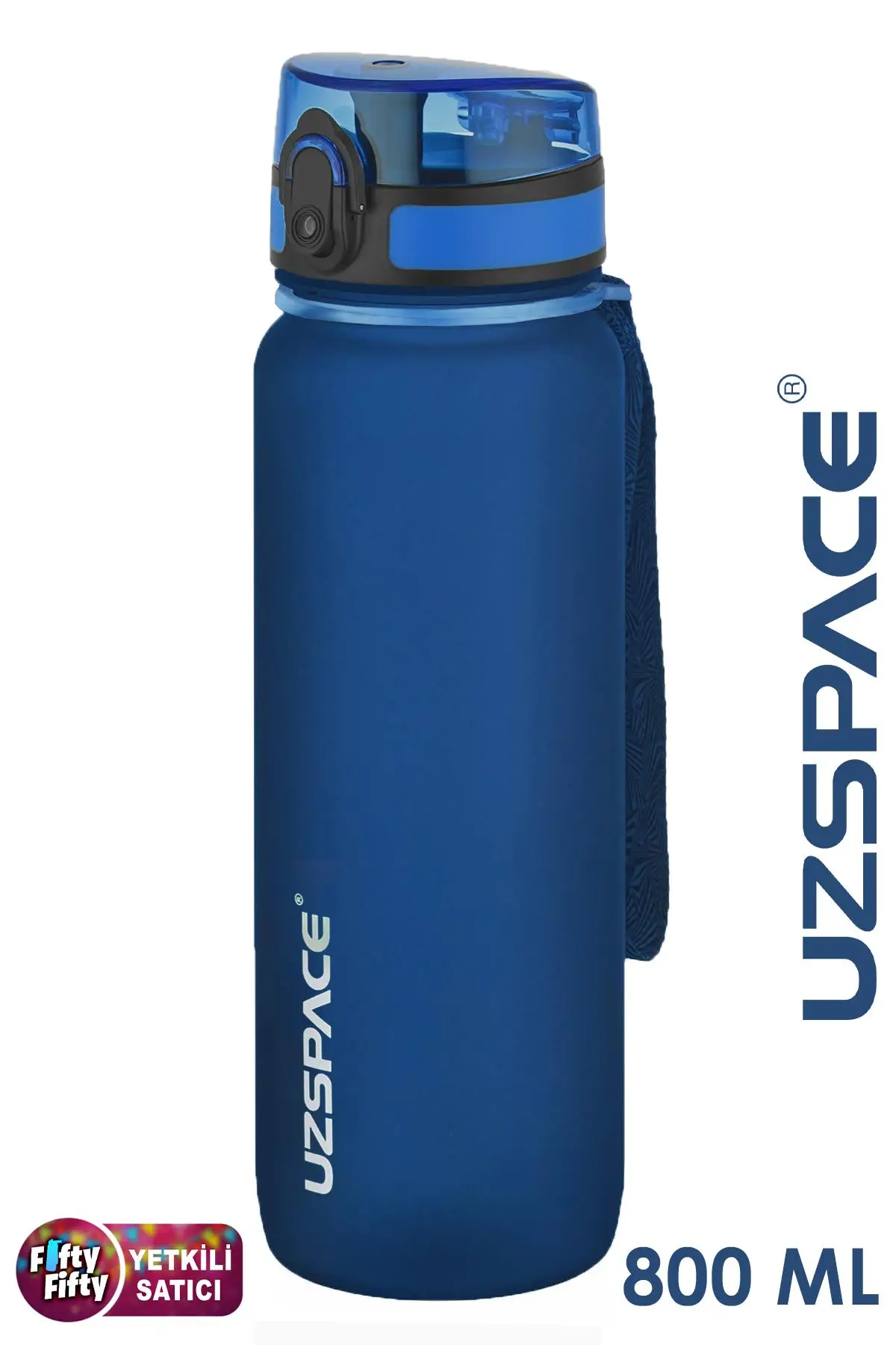 Uzspace 800 ml -Yeni Ebat-Boy 25 cm-Tritan Su Matarası Bpa Koku Sızdırma Yok - LACİVERT