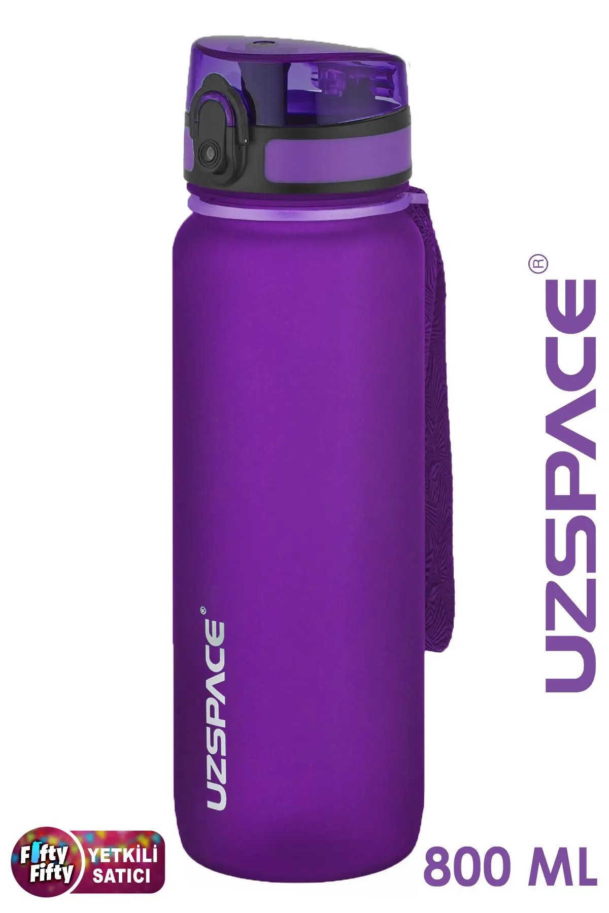 Uzspace 800 ml -Yeni Ebat-Boy 25 cm-Tritan Su Matarası Bpa Koku Sızdırma Yok - MOR