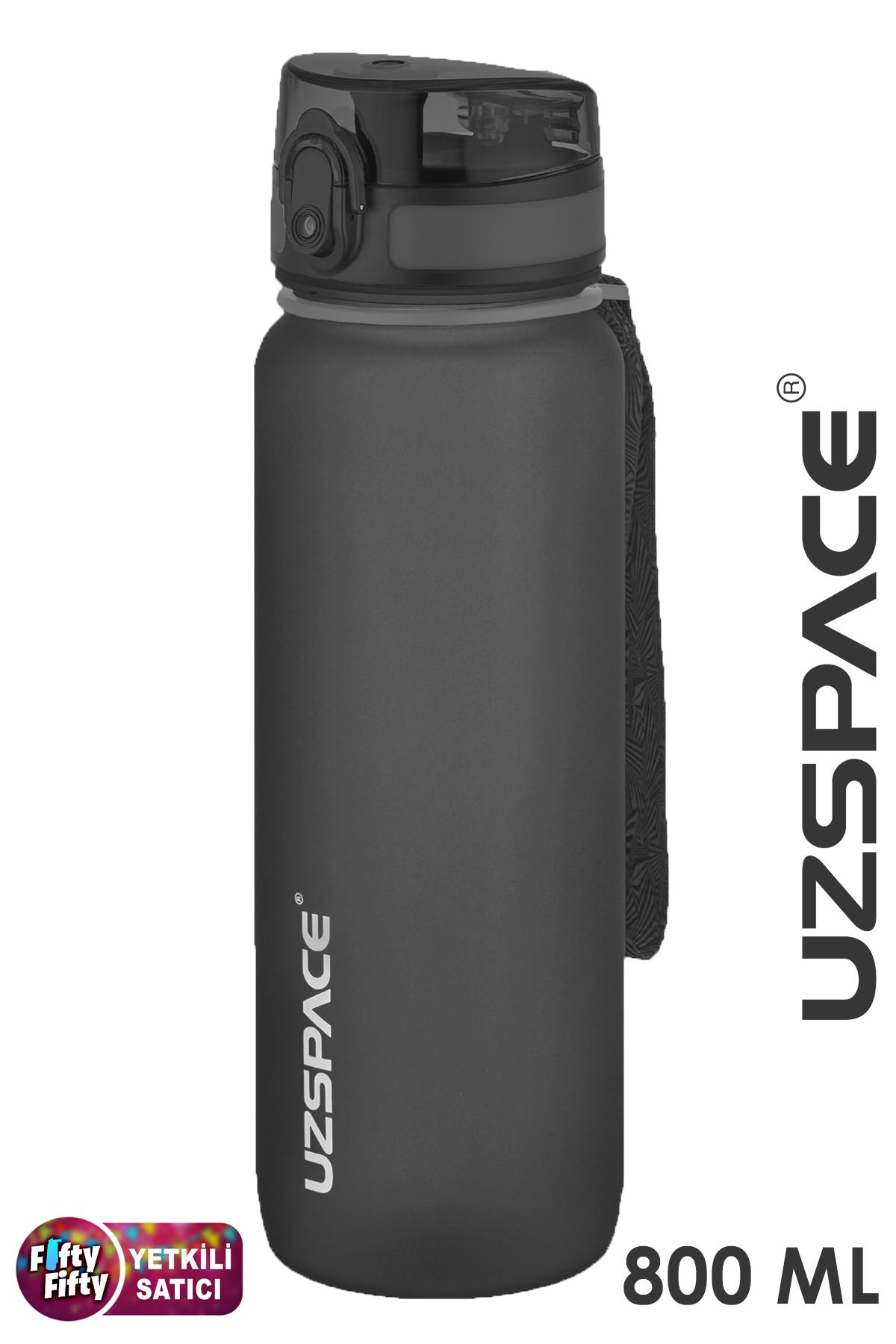 Uzspace 800ml -Yeni Ebat-Boy 25 cm-Tritan Su Matarası Bpa Koku Sızdırma Yok 