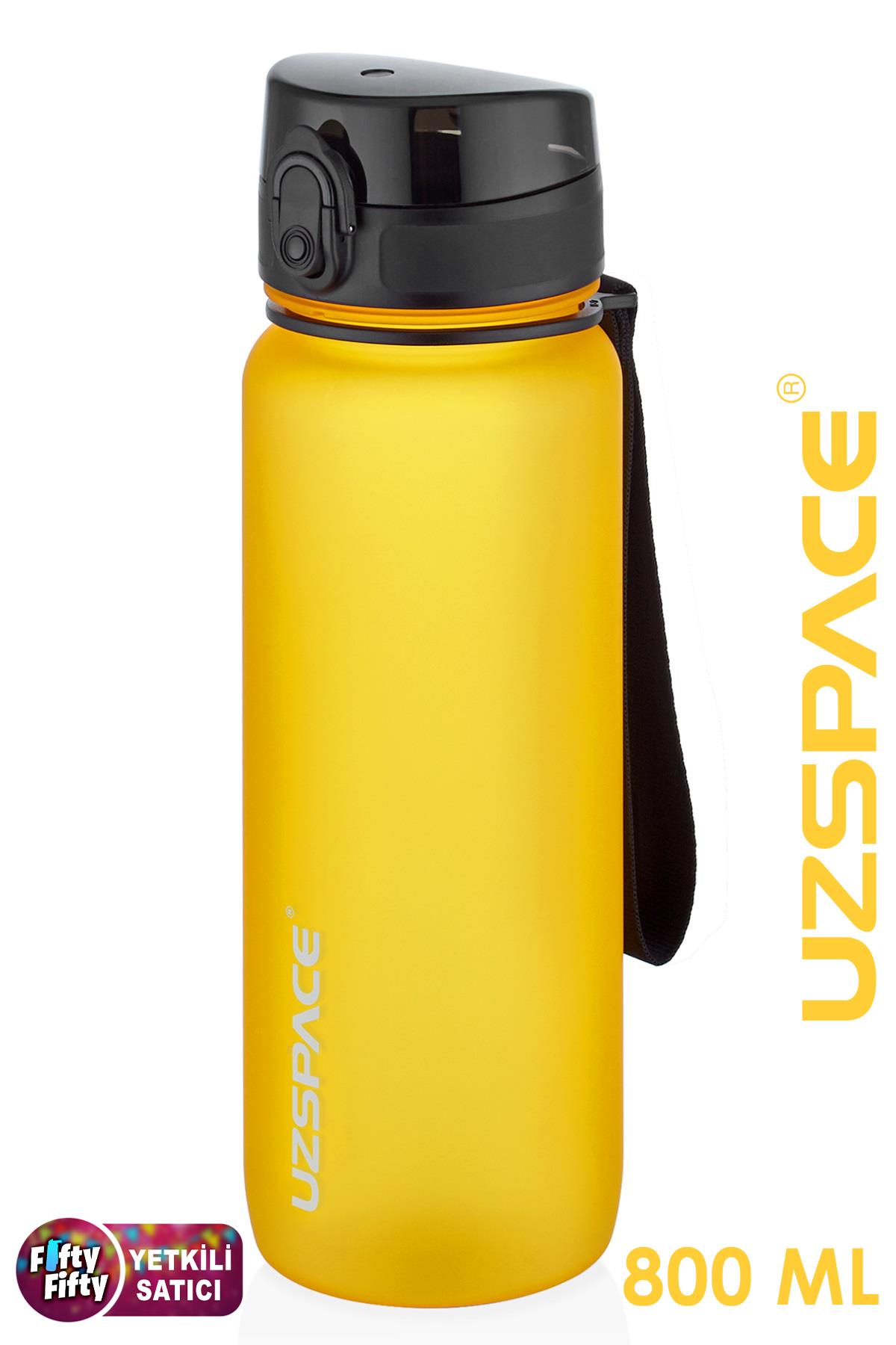 Uzspace 800ml -Yeni Ebat-Boy 25 cm-Tritan Su Matarası Bpa Koku Sızdırma Yok 