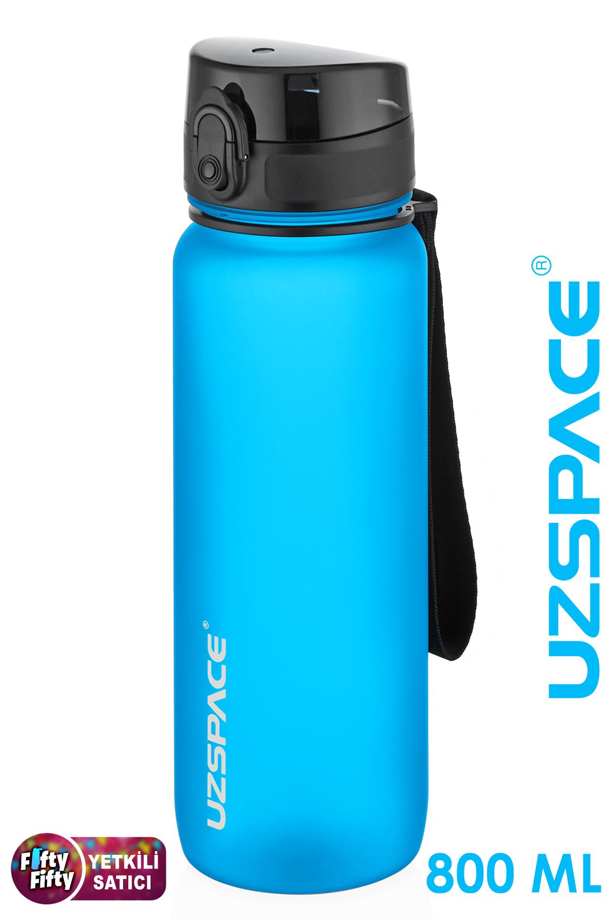 Uzspace 800ml -Yeni Ebat-Boy 25 cm-Tritan Su Matarası Bpa Koku Sızdırma Yok 
