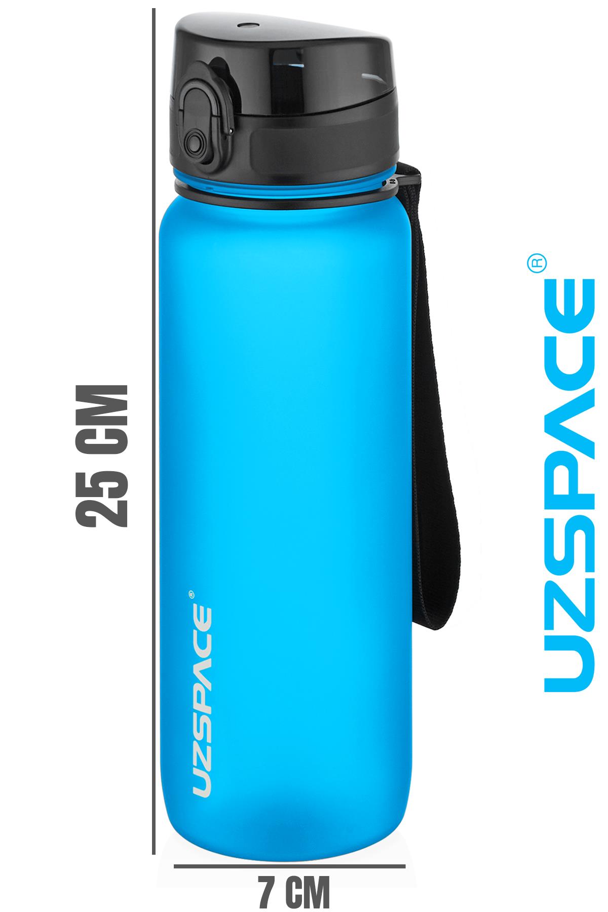 Uzspace 800ml -Yeni Ebat-Boy 25 cm-Tritan Su Matarası Bpa Koku Sızdırma Yok 