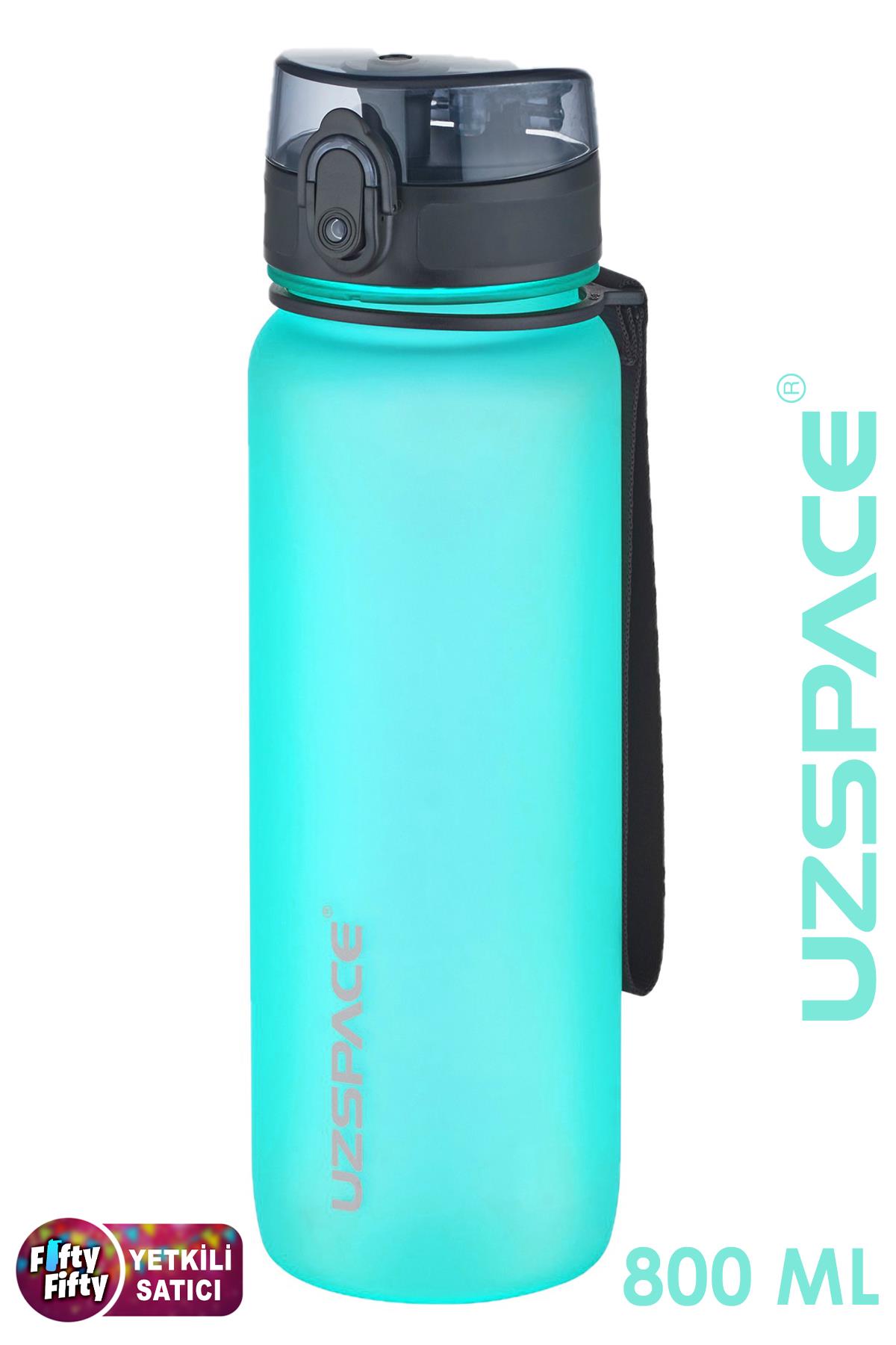 Uzspace 800ml -Yeni Ebat-Boy 25 cm-Tritan Su Matarası Bpa Koku Sızdırma Yok 