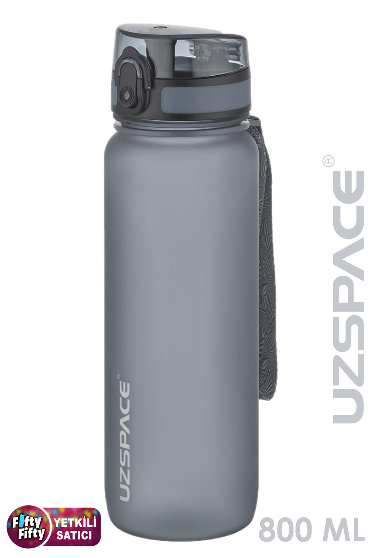 Uzspace 800ml -Yeni Ebat-Boy 25 cm-Tritan Su Matarası Bpa Koku Sızdırma Yok 