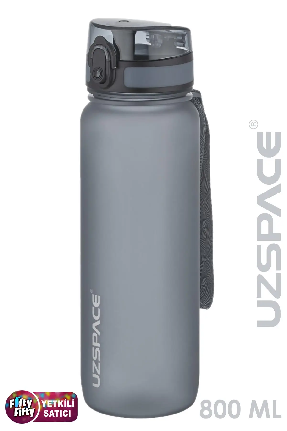 Uzspace 800 ml -Yeni Ebat-Boy 25 cm-Tritan Su Matarası Bpa Koku Sızdırma Yok 