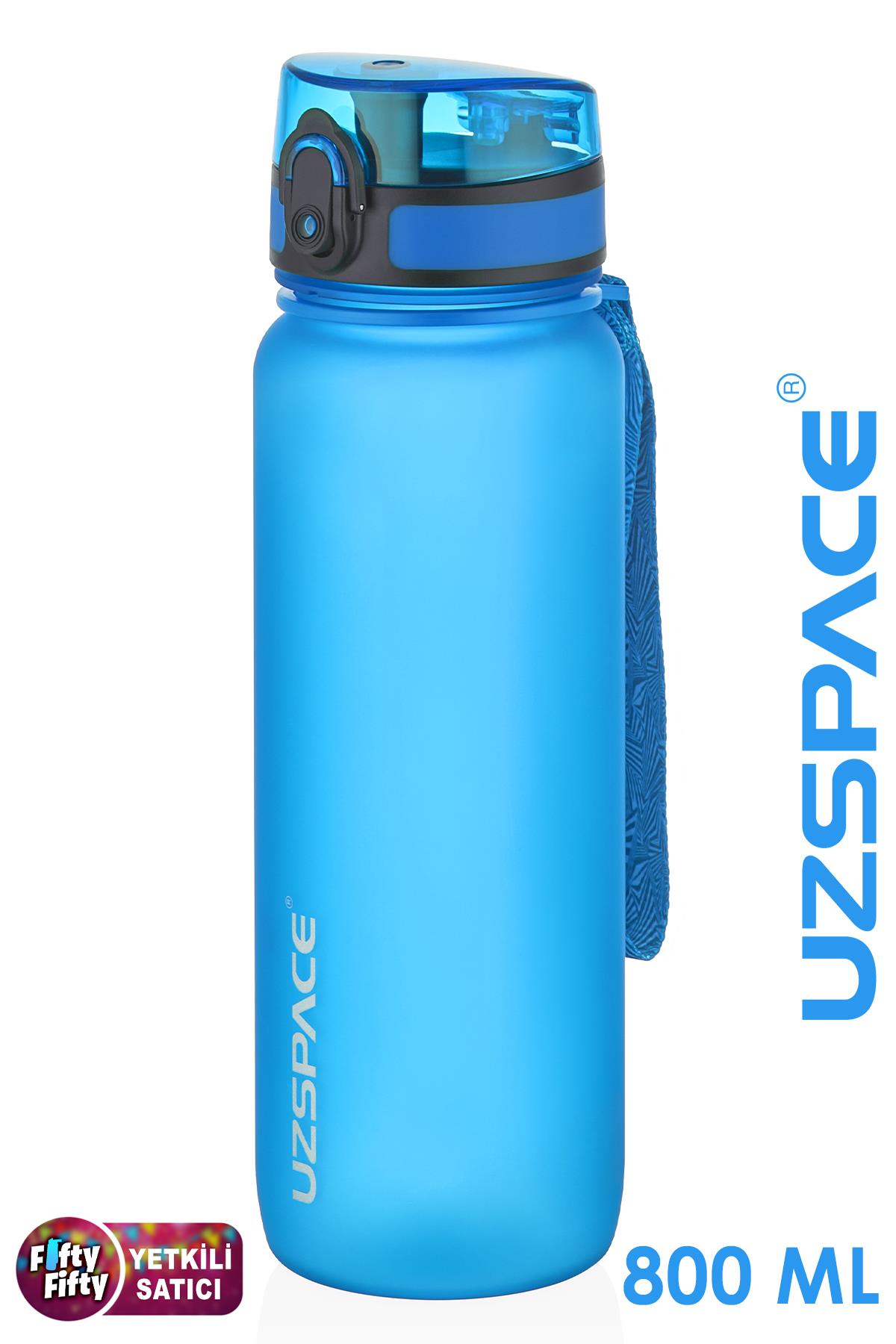 Uzspace 800ml -Yeni Ebat-Boy 25 cm-Tritan Su Matarası Bpa Koku Sızdırma Yok 