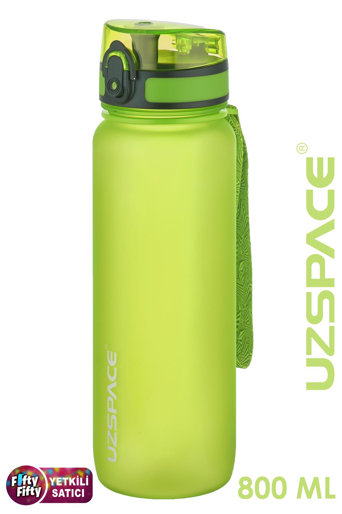 Uzspace 800ml -Yeni Ebat-Boy 25 cm-Tritan Su Matarası Bpa Koku Sızdırma Yok 