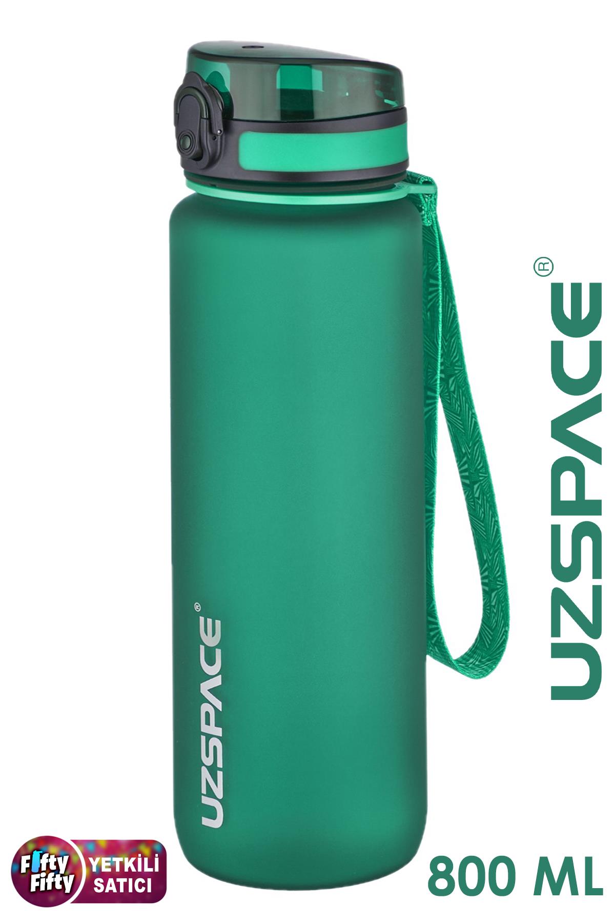 Uzspace 800ml -Yeni Ebat-Boy 25 cm-Tritan Su Matarası Bpa Koku Sızdırma Yok 