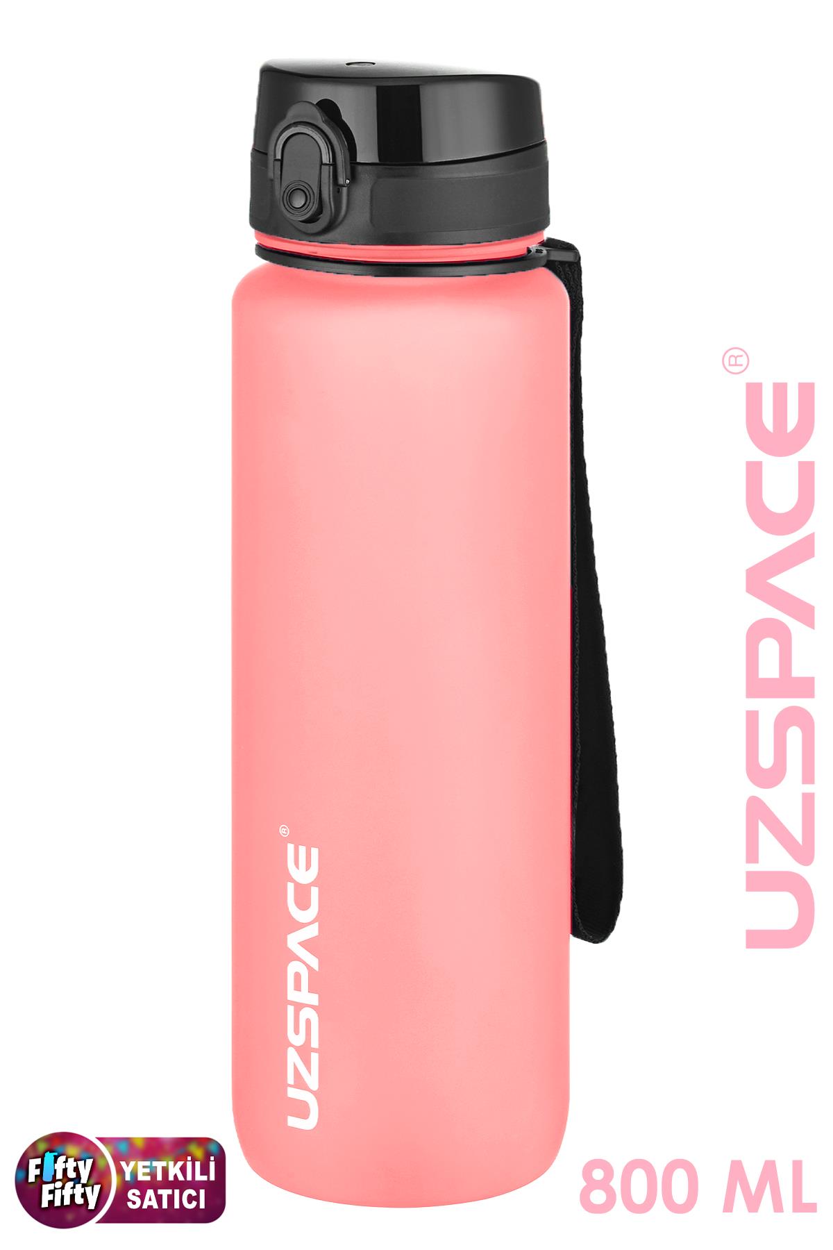Uzspace 800ml -Yeni Ebat-Boy 25 cm-Tritan Su Matarası Bpa Koku Sızdırma Yok 