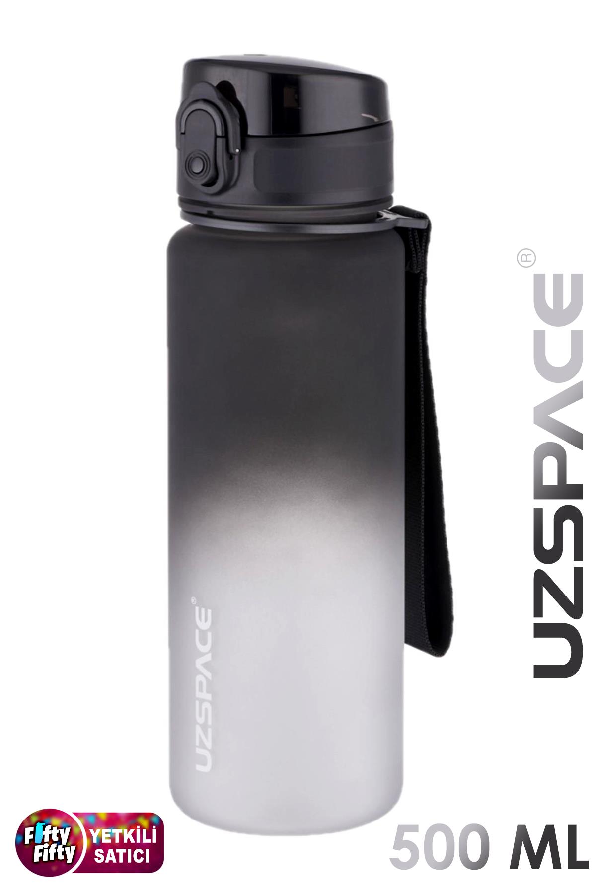 Uzspace FiftyFifty 500ml Çift Renk Softtouch FF Collection Tritan Su Matarası