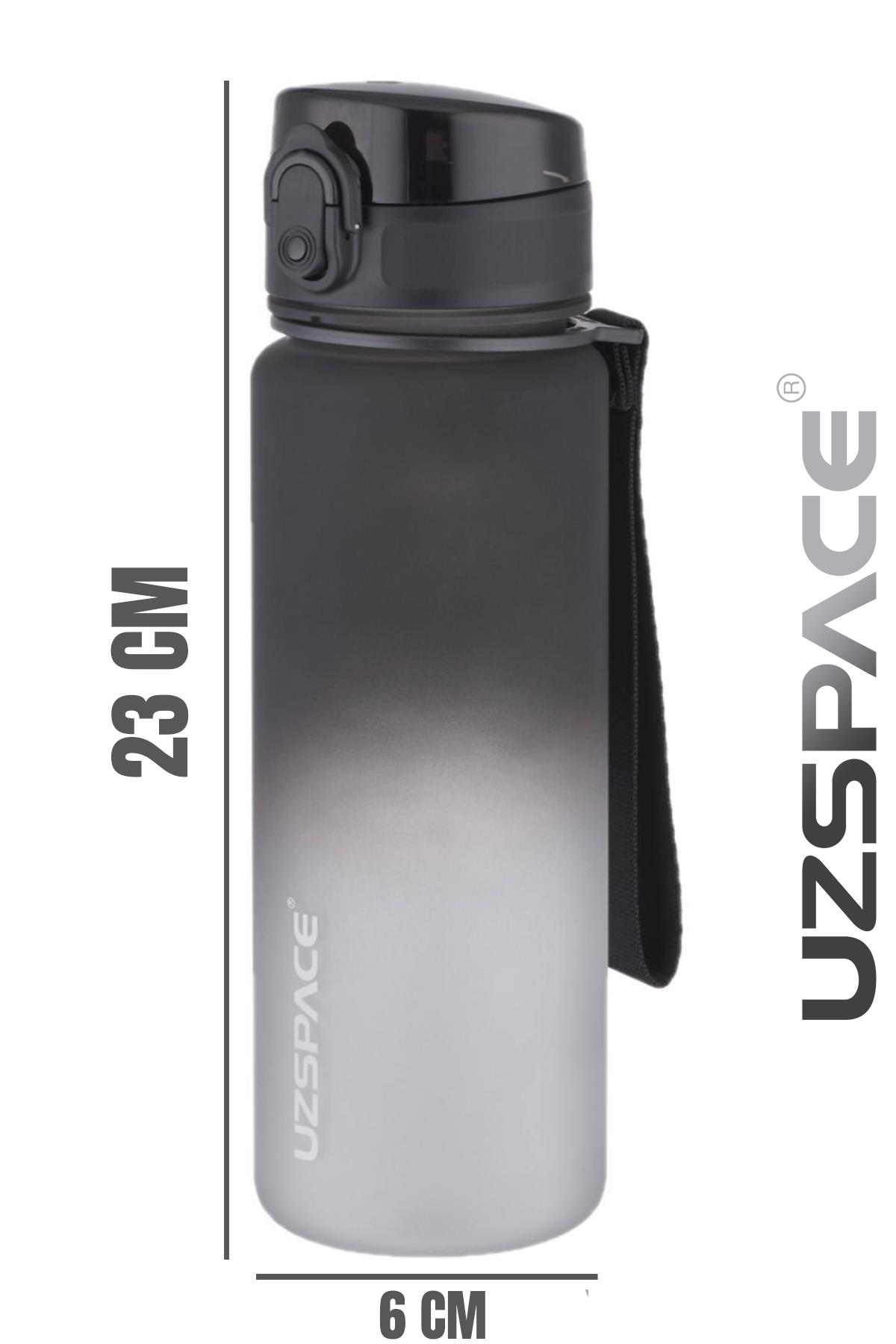 Uzspace FiftyFifty 500ml Çift Renk Softtouch FF Collection Tritan Su Matarası