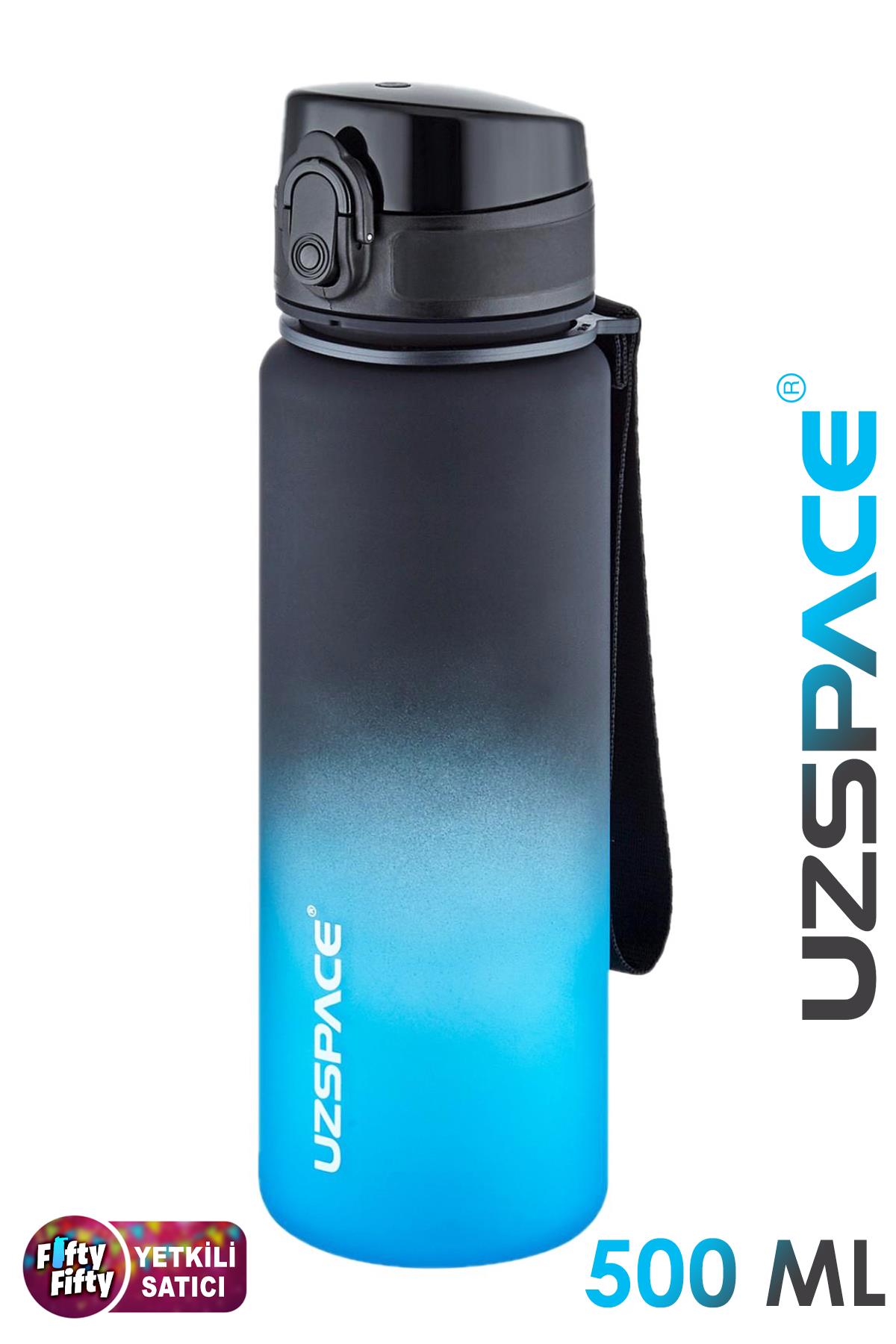 Uzspace FiftyFifty 500ml Çift Renk Softtouch FF Collection Tritan Su Matarası