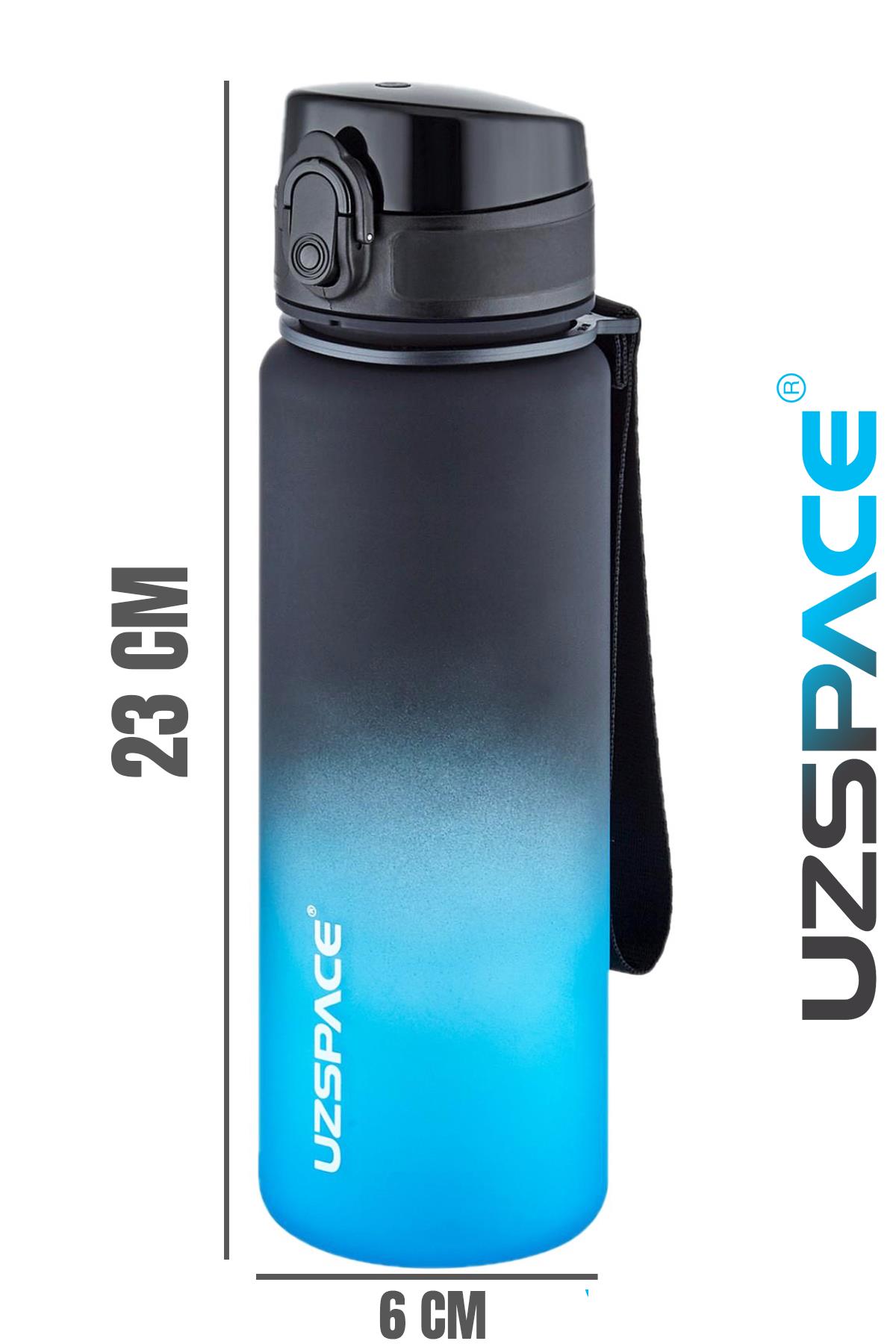 Uzspace FiftyFifty 500ml Çift Renk Softtouch FF Collection Tritan Su Matarası