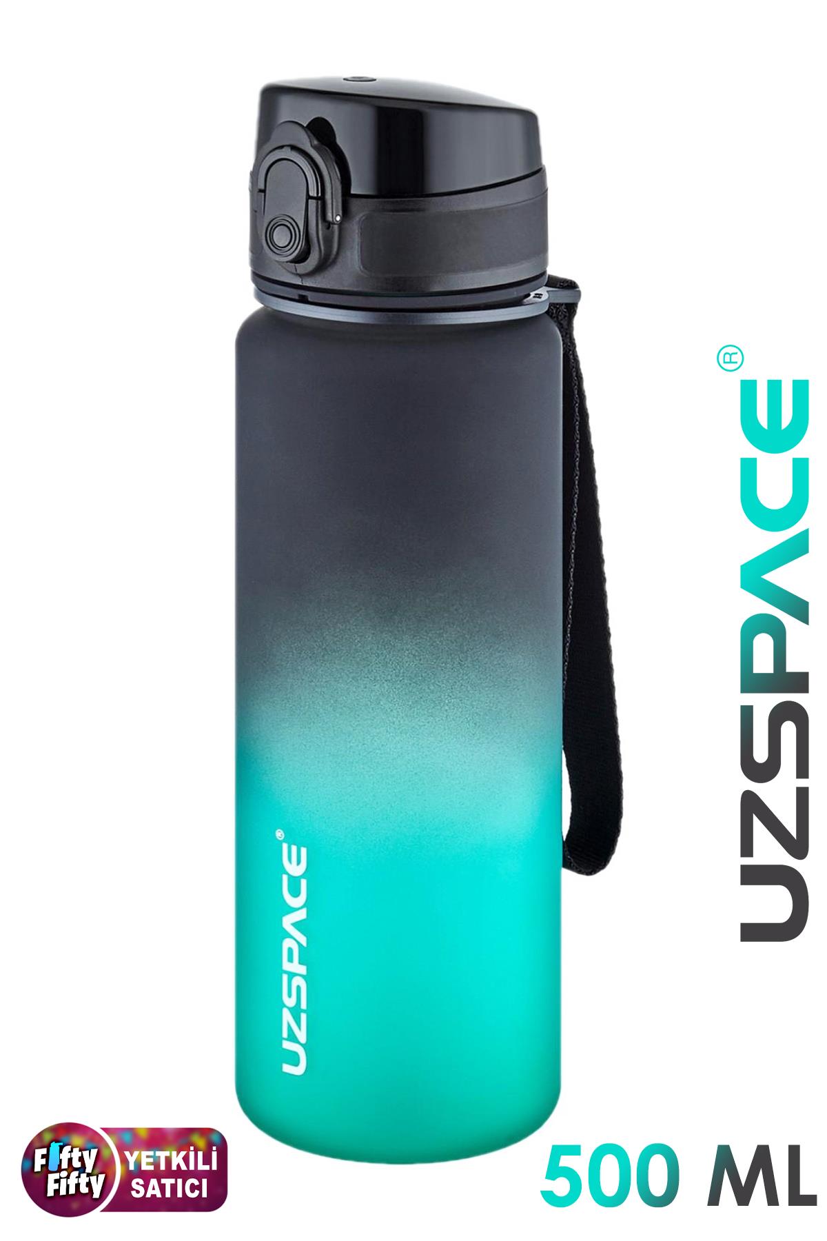 Uzspace FiftyFifty 500ml Çift Renk Softtouch FF Collection Tritan Su Matarası