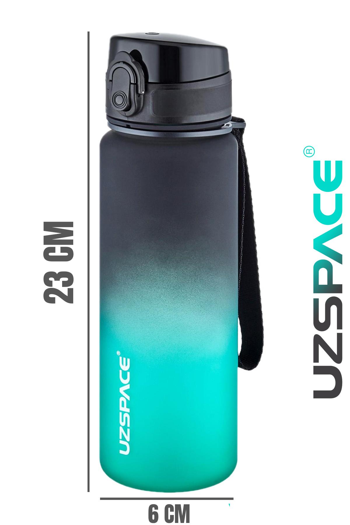 Uzspace FiftyFifty 500ml Çift Renk Softtouch FF Collection Tritan Su Matarası