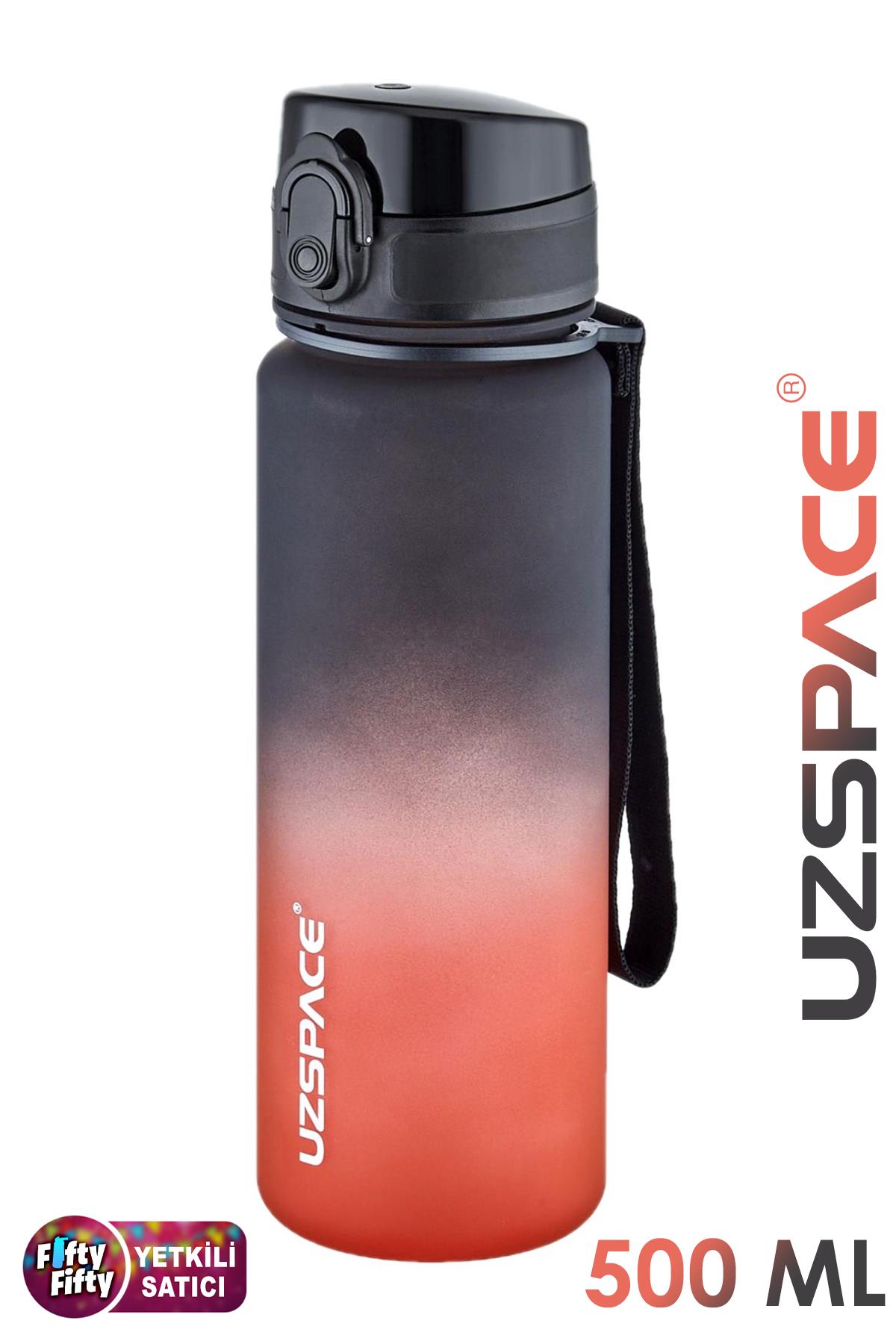 Uzspace FiftyFifty 500ml Çift Renk Softtouch FF Collection Tritan Su Matarası