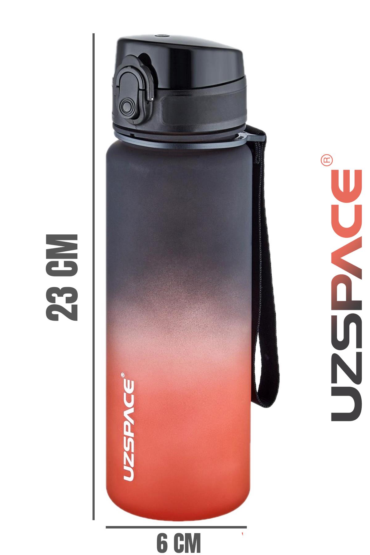 Uzspace FiftyFifty 500ml Çift Renk Softtouch FF Collection Tritan Su Matarası