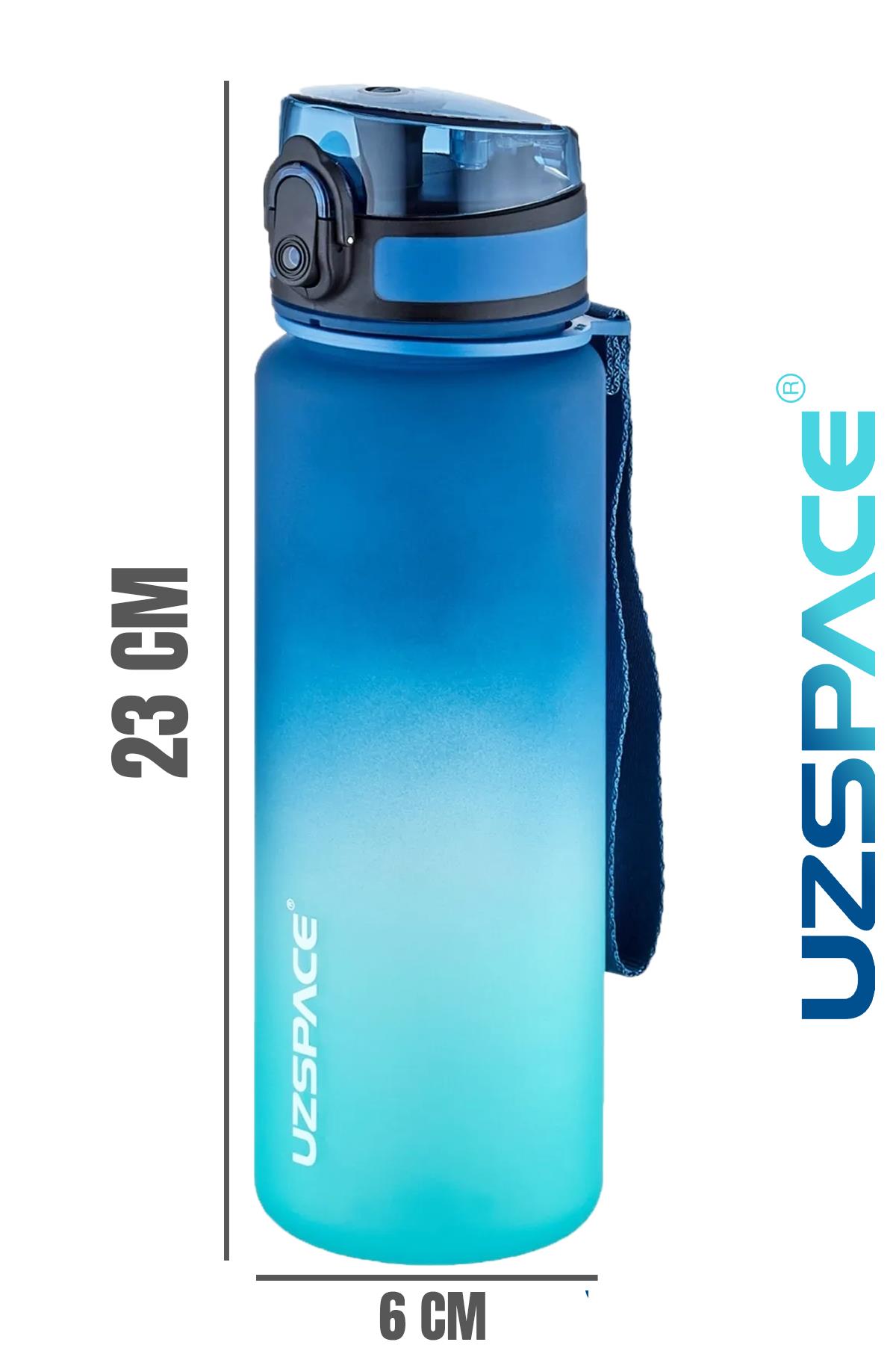 Uzspace FiftyFifty 500ml Çift Renk Softtouch FF Collection Tritan Su Matarası