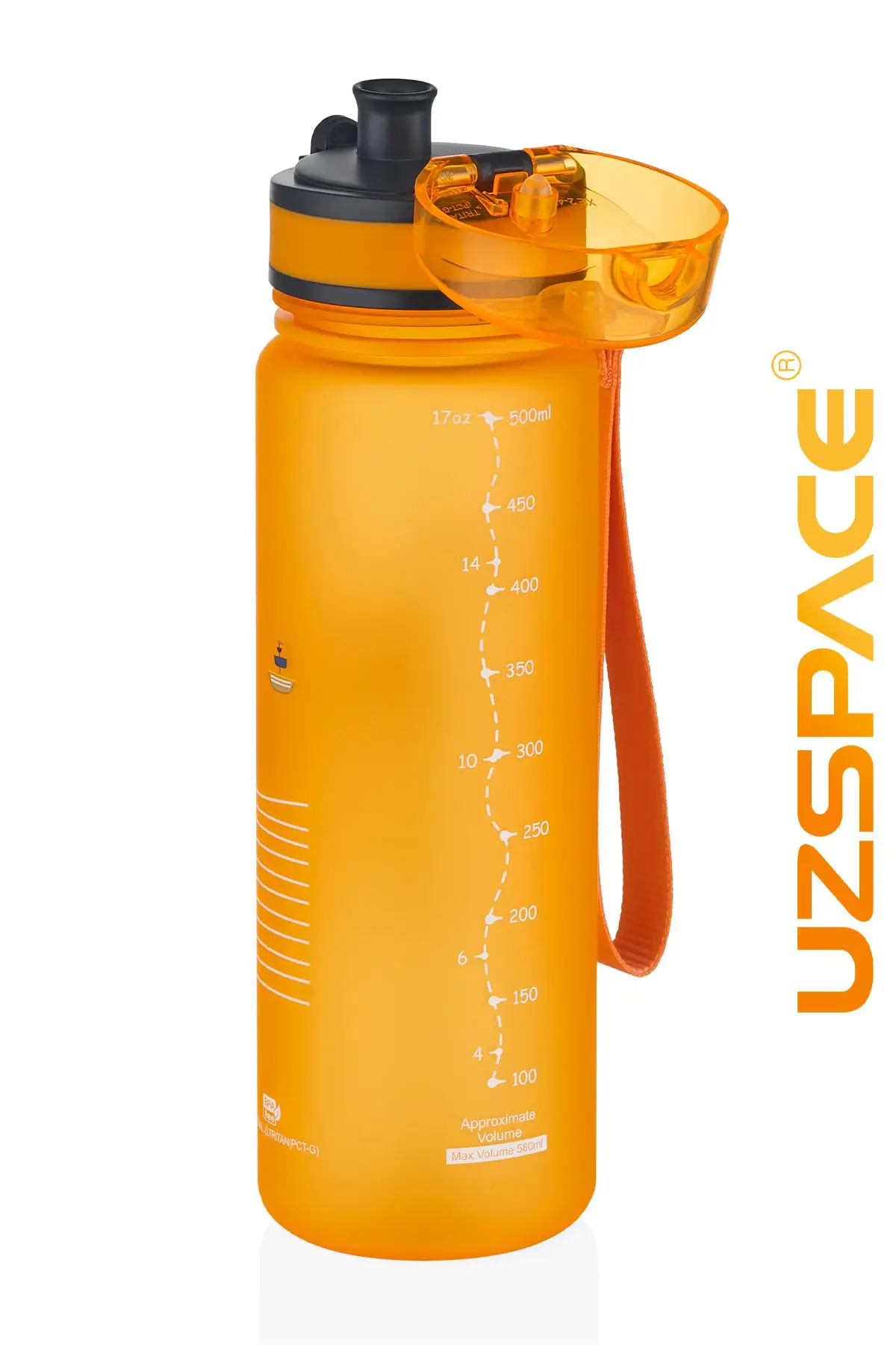 Uzspace Figürlü 500 ml Tritan Çocuk Su Matarası 