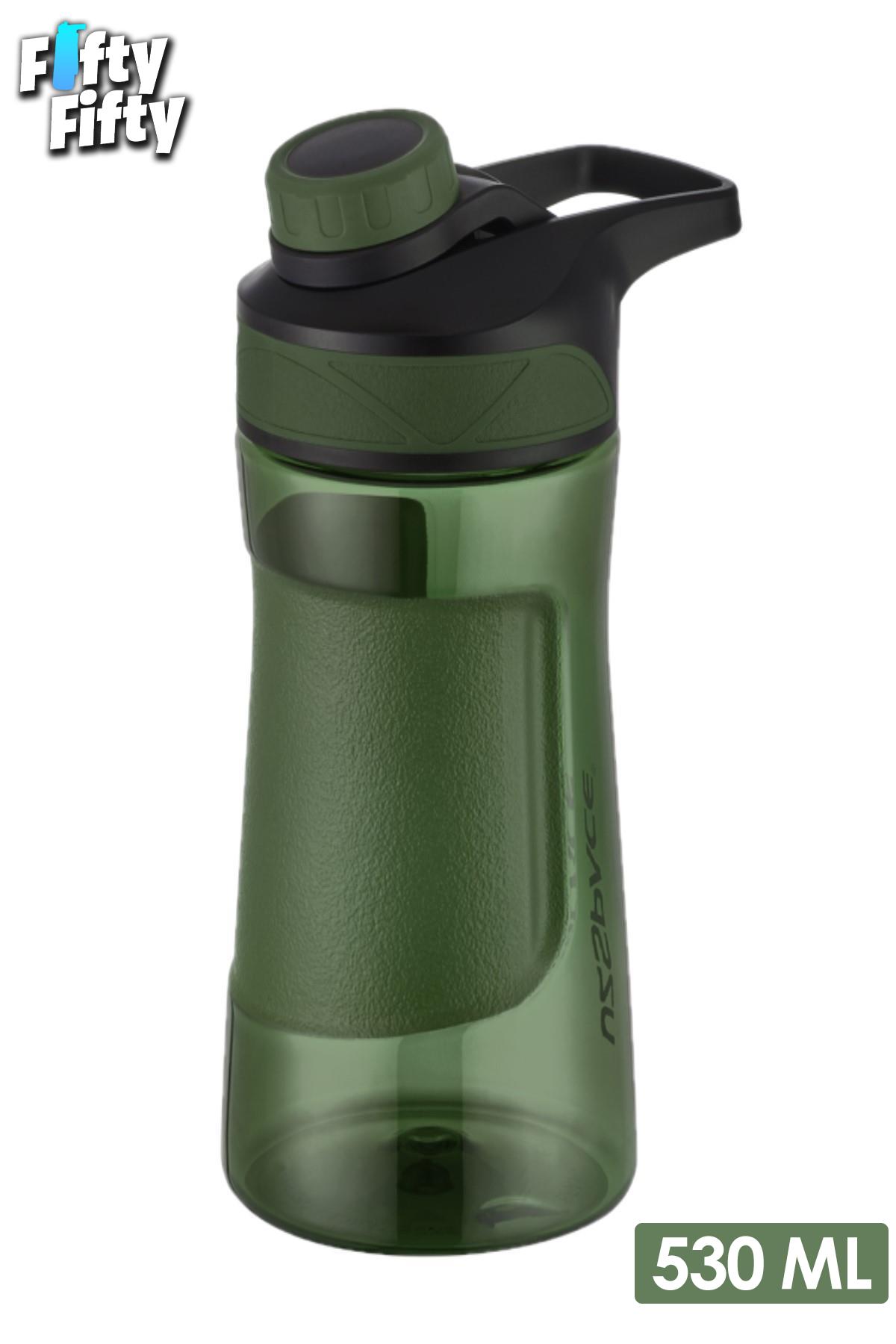Uzspace Manyetik Kapaklı 530 ml Silikon Gövde Tritan Su Matarası 
