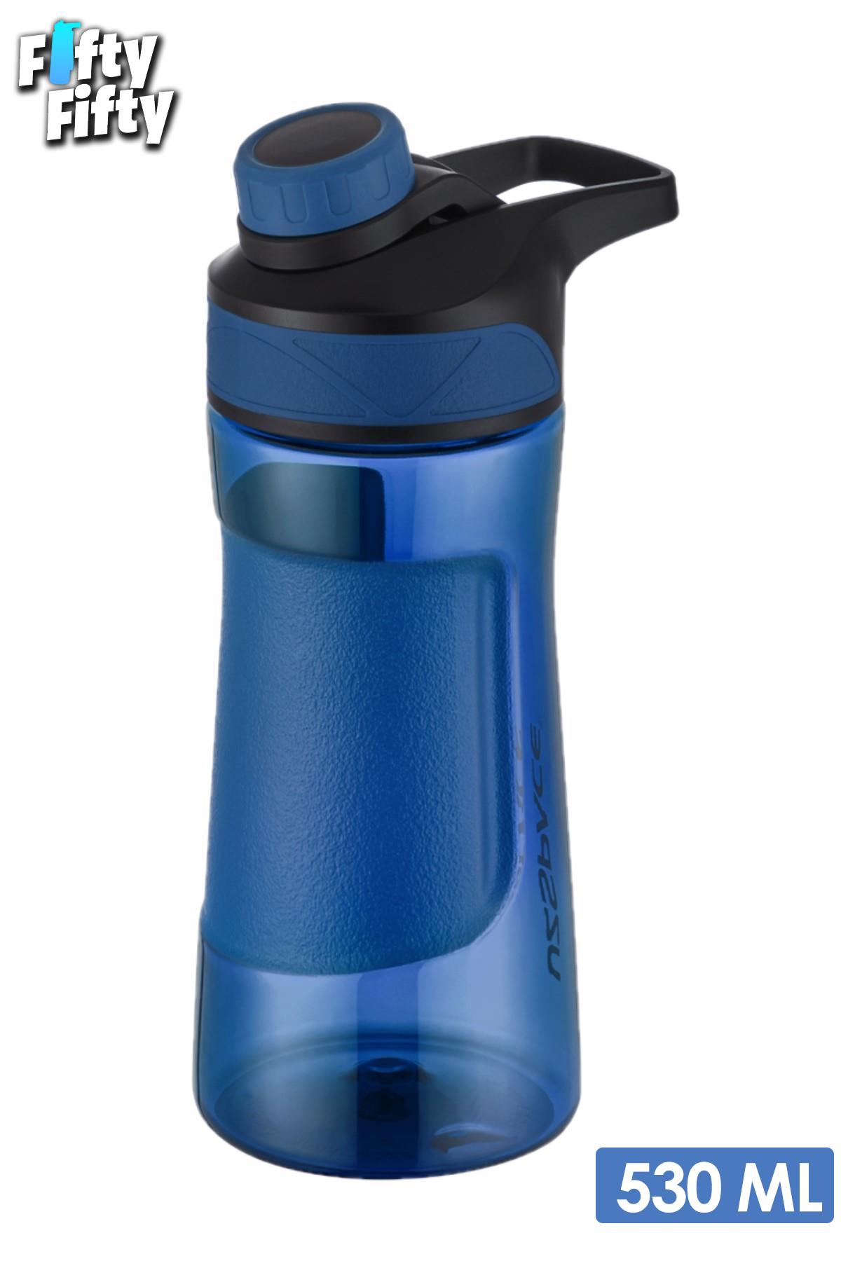 Uzspace Manyetik Kapaklı 530 ml Silikon Gövde Tritan Su Matarası 