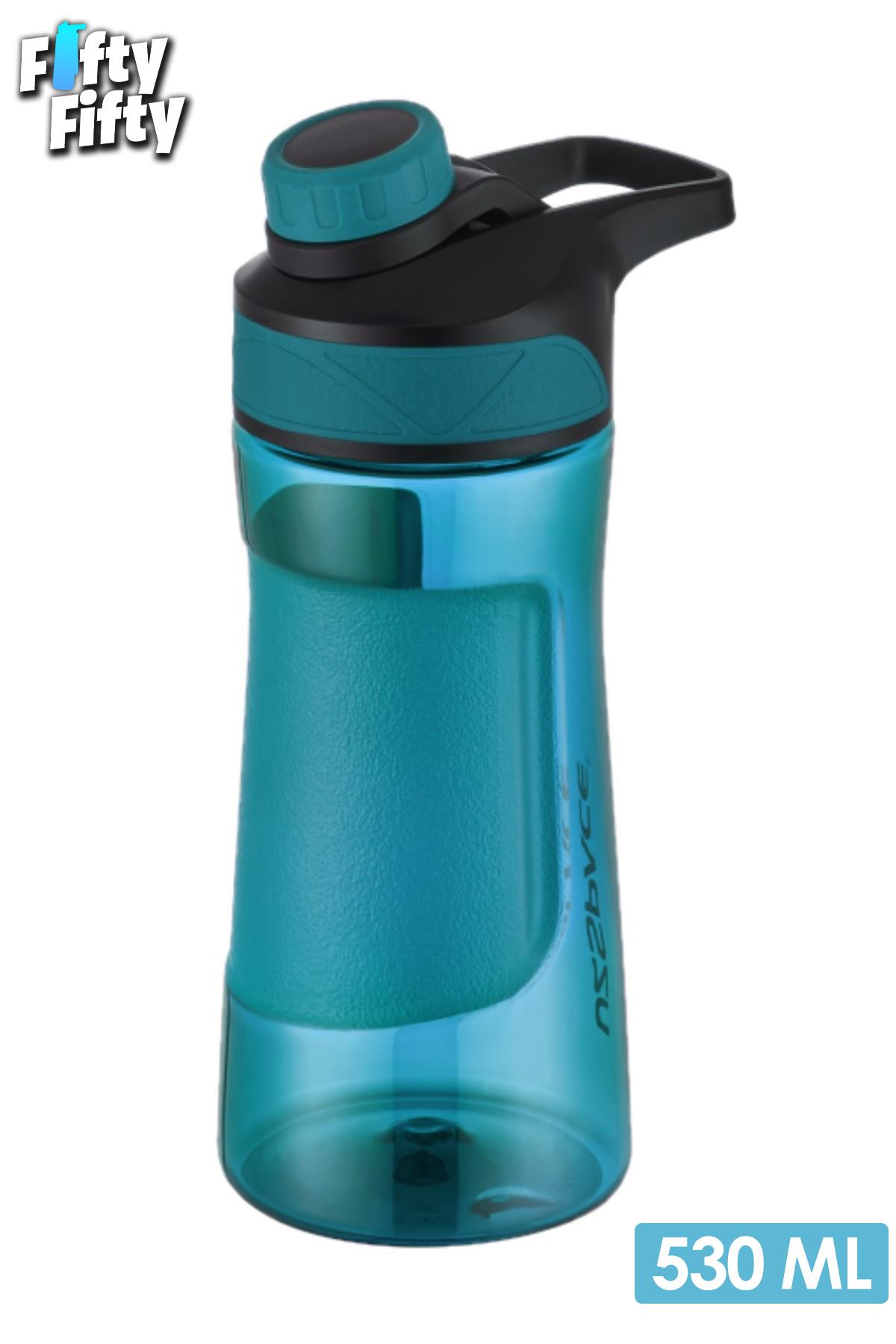 Uzspace Manyetik Kapaklı 530 ml Silikon Gövde Tritan Su Matarası 