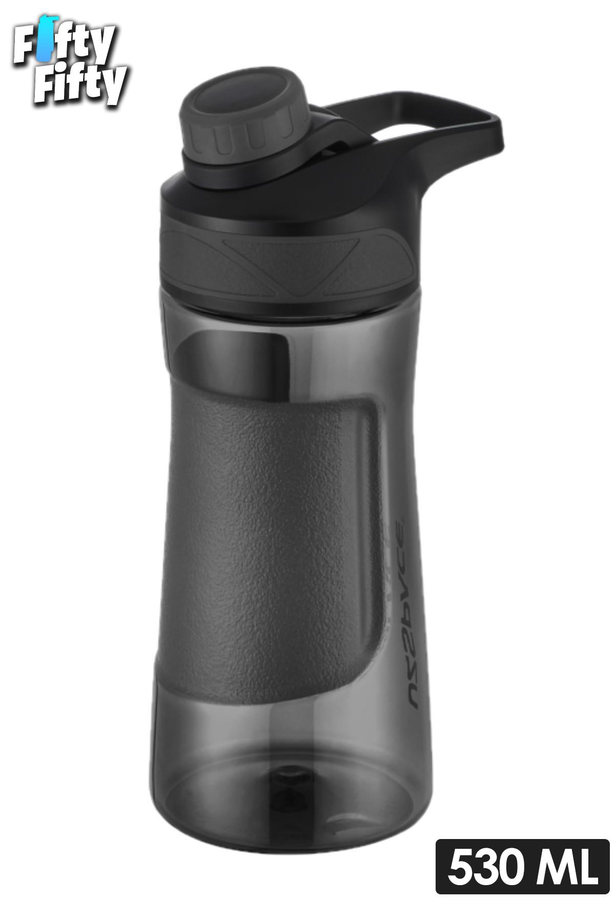 Uzspace Manyetik Kapaklı 530 ml Silikon Gövde Tritan Su Matarası 