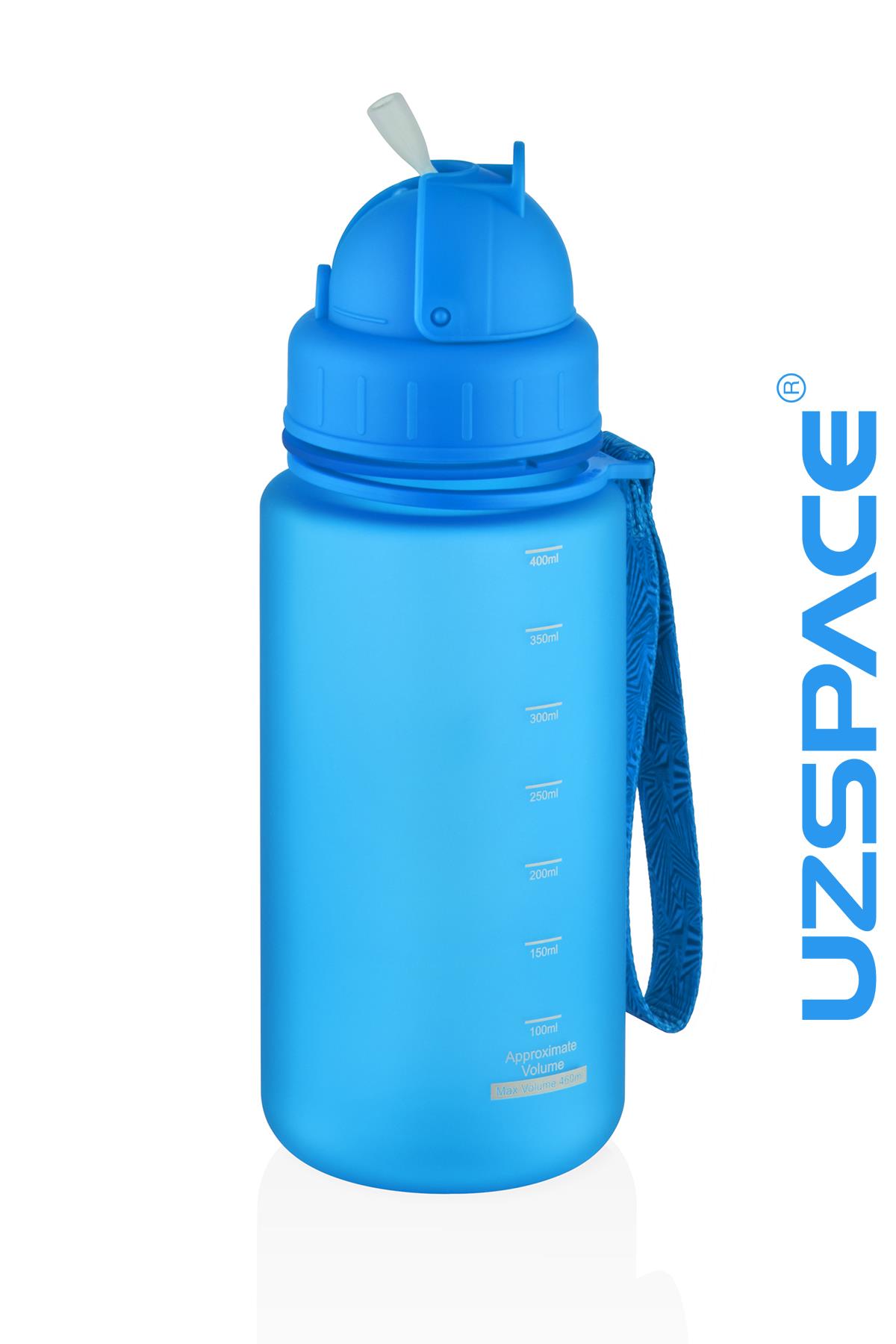 Uzspace Pipetli 400 ml Tritan Çocuk Su Matarası FiftyFifty