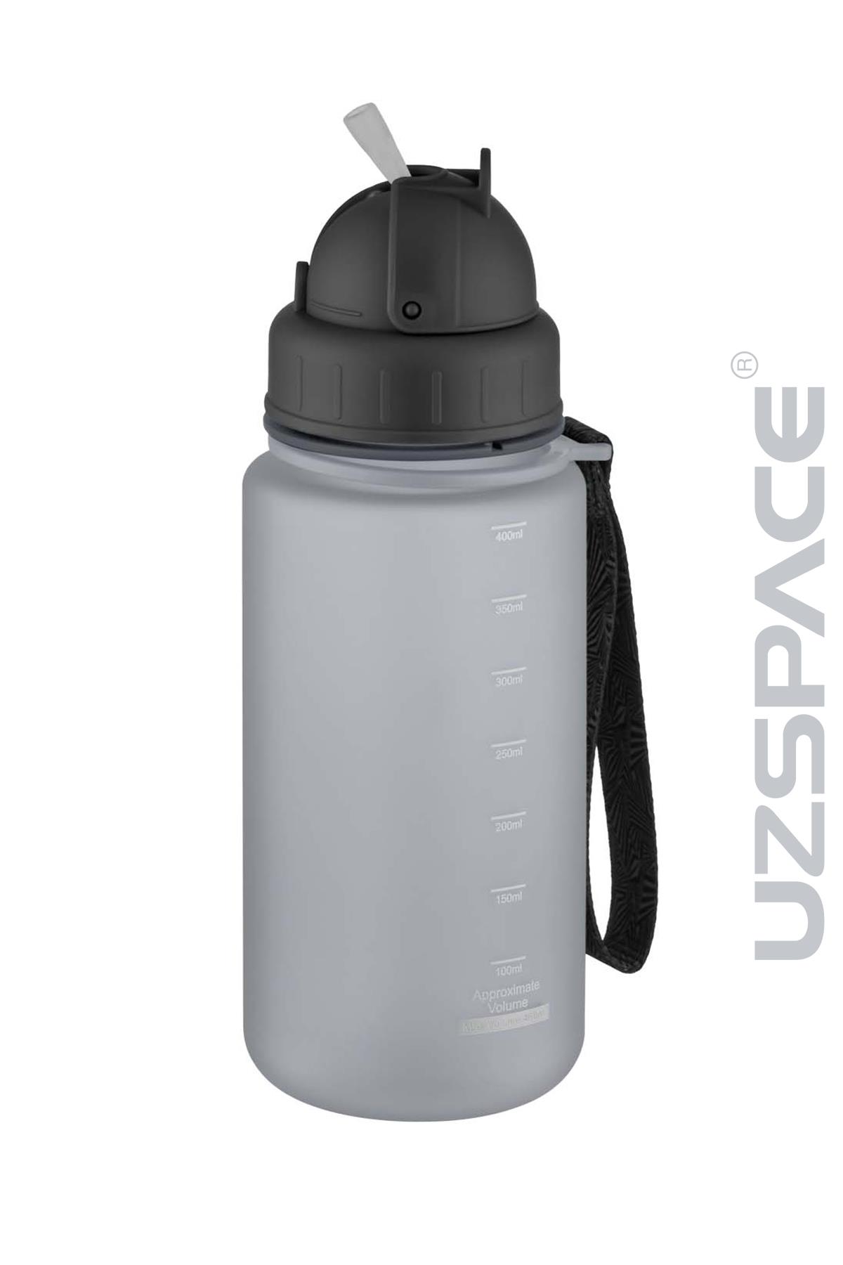Uzspace Pipetli 400 ml Tritan Çocuk Su Matarası FiftyFifty