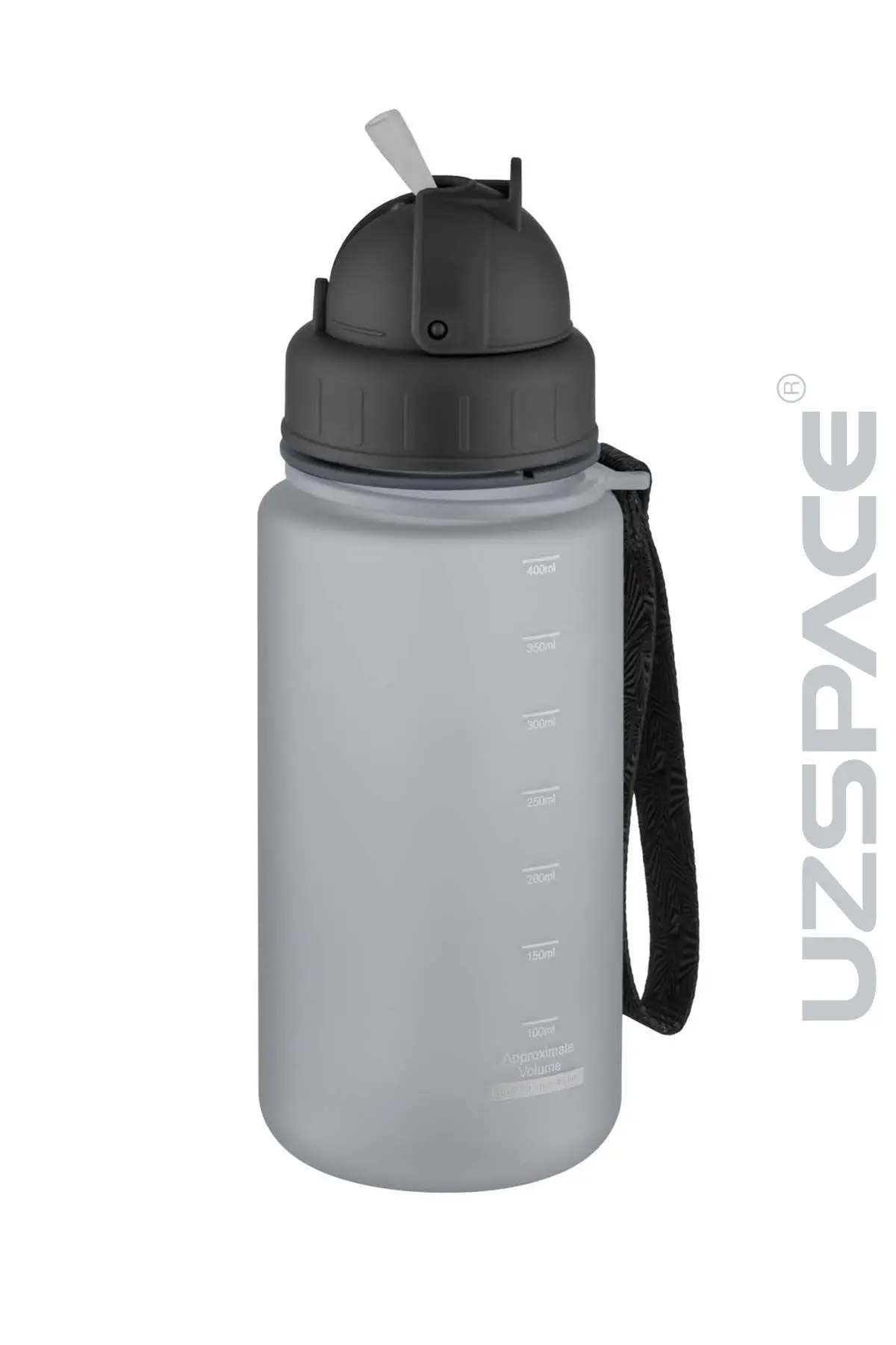 Uzspace Pipetli 400 ml Tritan Çocuk Su Matarası FiftyFifty