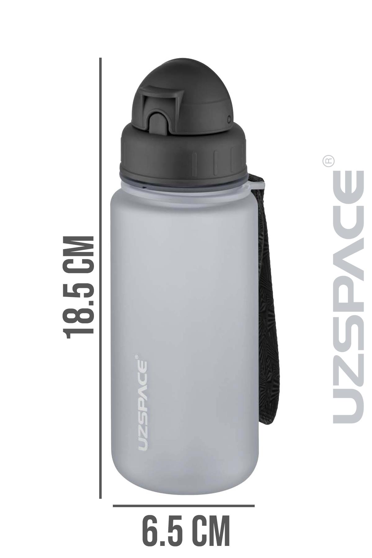 Uzspace Pipetli 400 ml Tritan Çocuk Su Matarası FiftyFifty