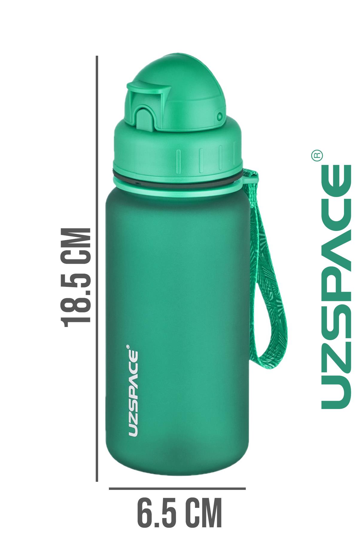Uzspace Pipetli 400 ml Tritan Çocuk Su Matarası FiftyFifty