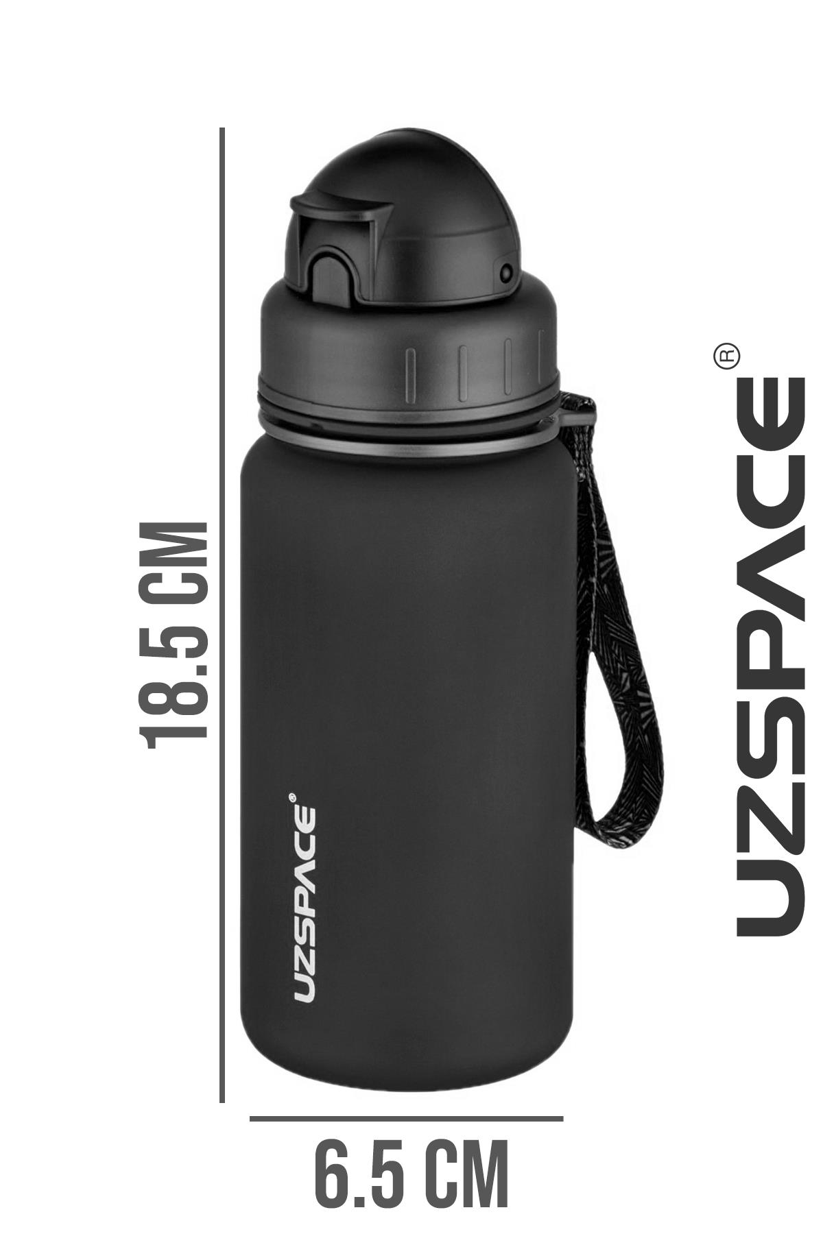 Uzspace Pipetli 400 ml Tritan Çocuk Su Matarası FiftyFifty