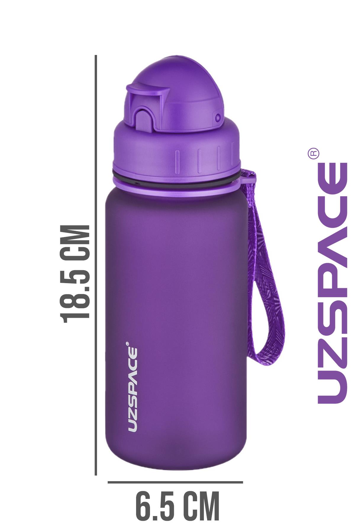 Uzspace Pipetli 400 ml Tritan Çocuk Su Matarası FiftyFifty