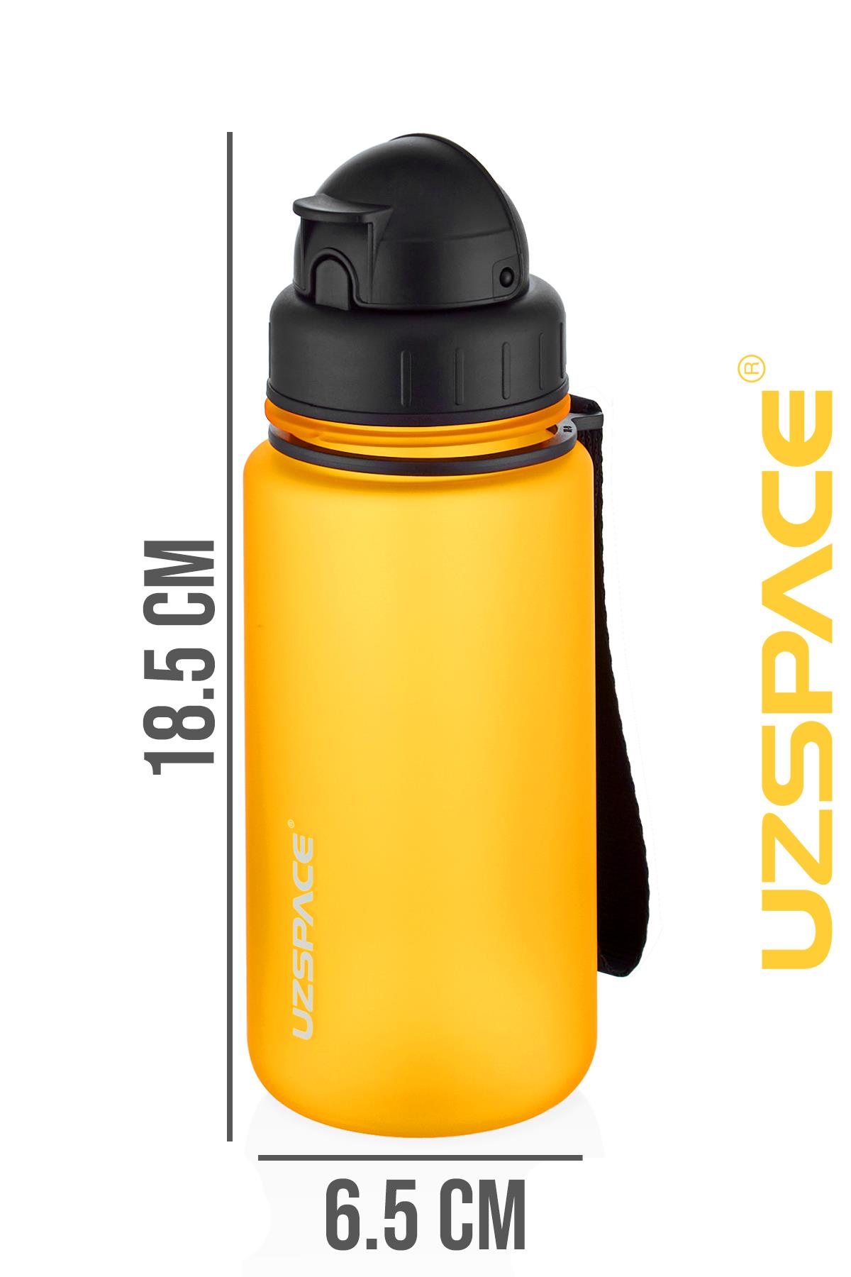 Uzspace Pipetli 400 ml Tritan Çocuk Su Matarası FiftyFifty