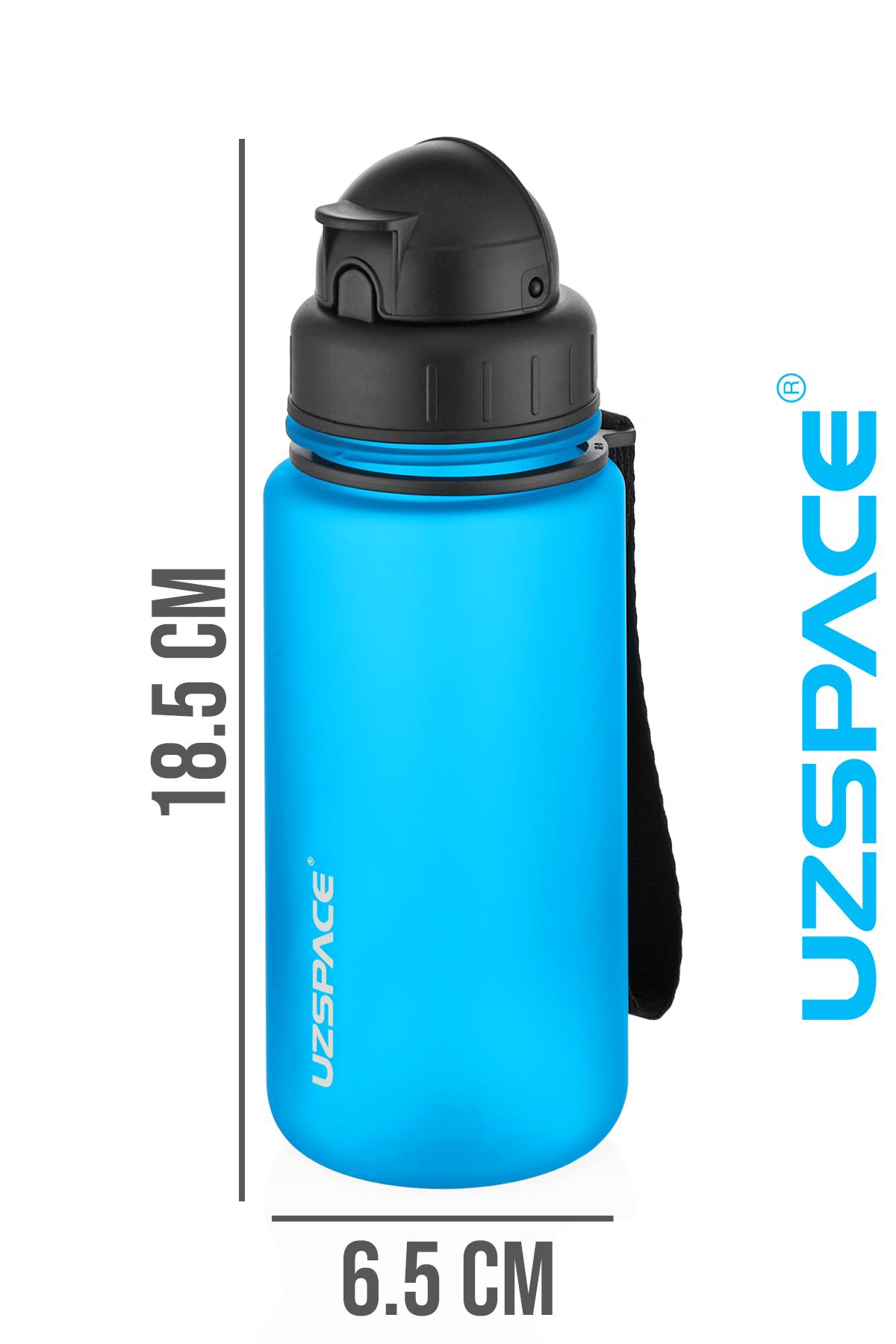 Uzspace Pipetli 400 ml Tritan Çocuk Su Matarası FiftyFifty
