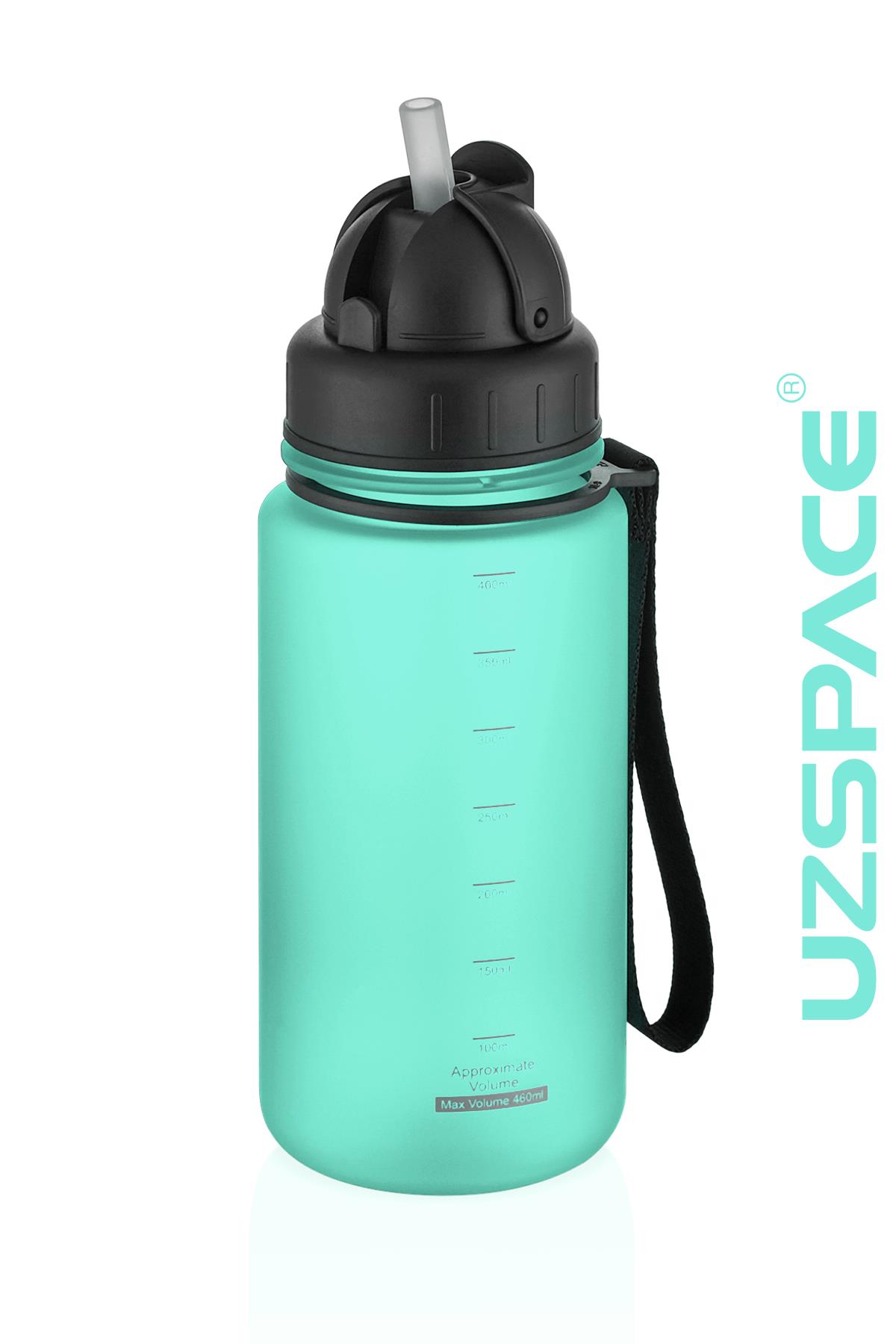 Uzspace Pipetli 400 ml Tritan Çocuk Su Matarası FiftyFifty