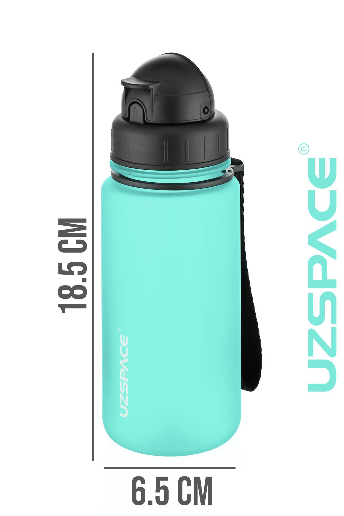 Uzspace Pipetli 400 ml Tritan Çocuk Su Matarası FiftyFifty