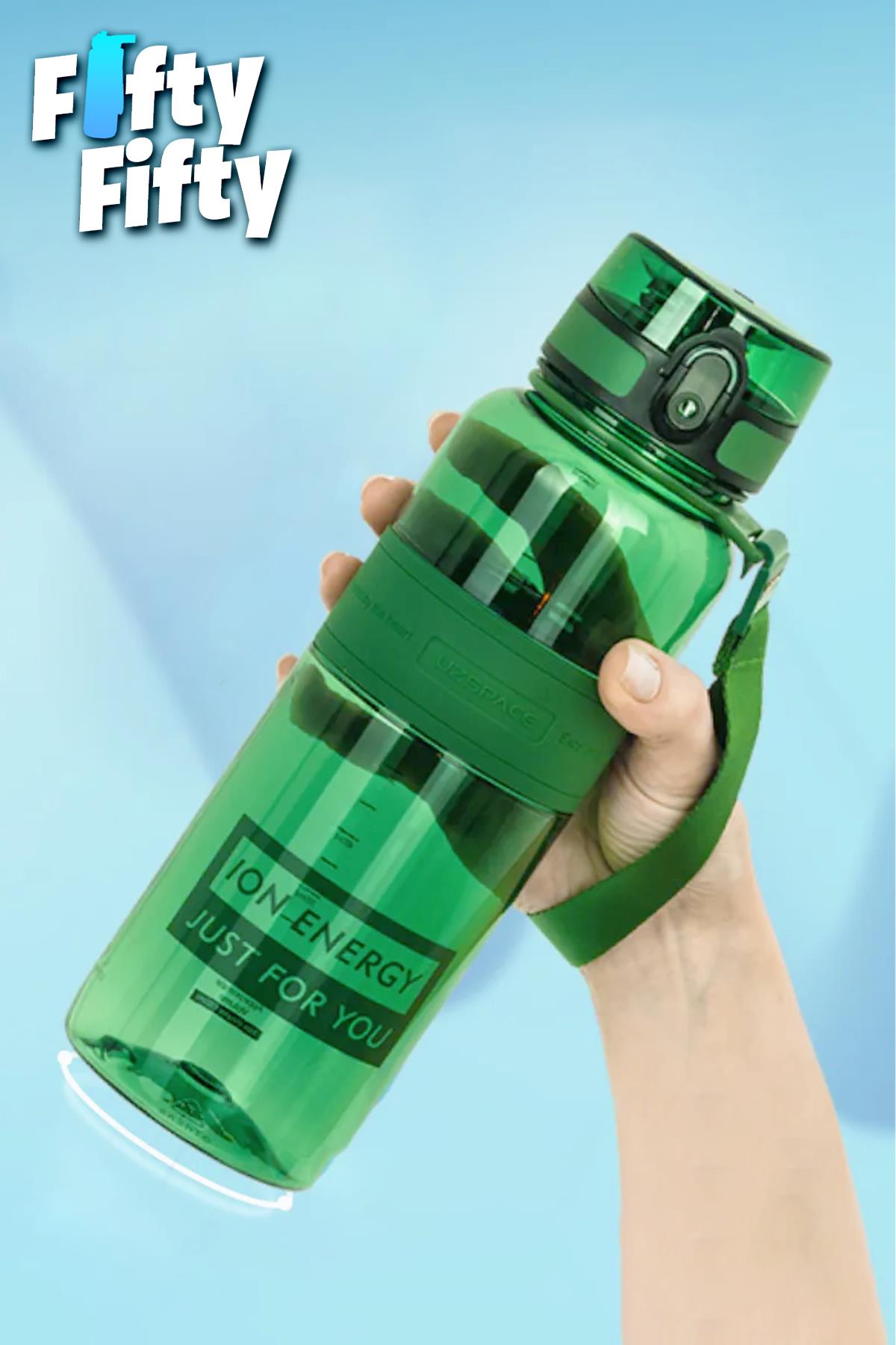 Uzspace Tritan Su Matarası 1000ml 1 Litre Büyük Boy Yenilenen Renkler 